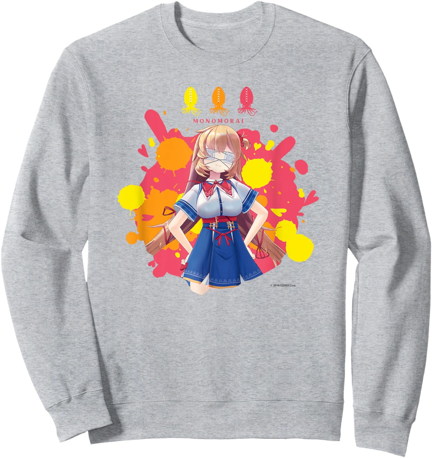【Akai Haato】holo no graffiti Greatest Moments Ver.2 Sweatshirt - Sweatshirt | Ash