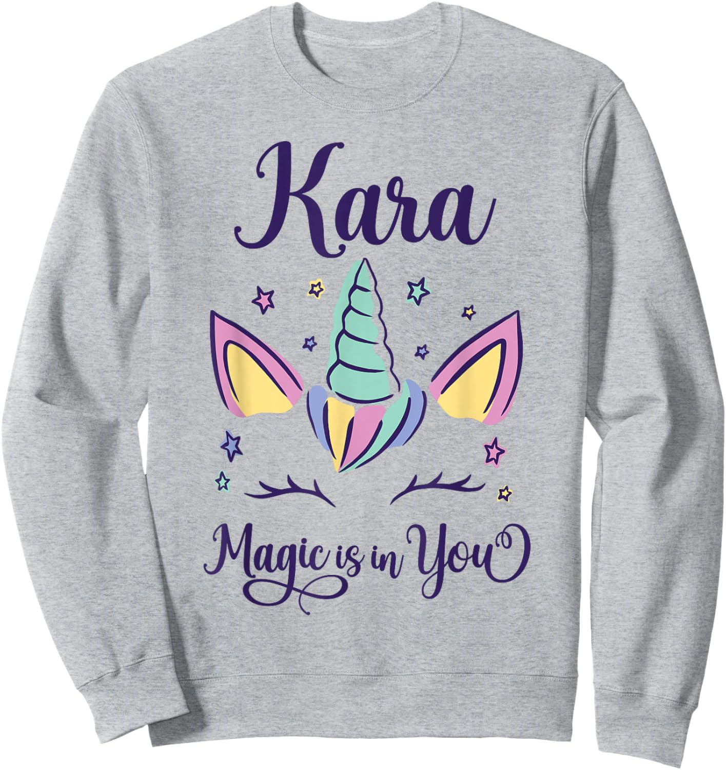 First Name Kara Personalized Kara Sweatshirt - Sweatshirt | Ash