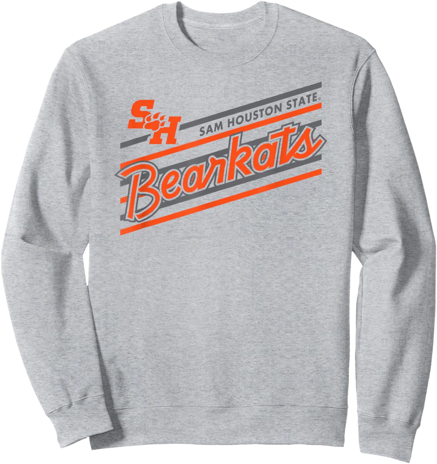 Sam Houston State Bearkats Retro Performer White Sweatshirt - Sweatshirt | Ash