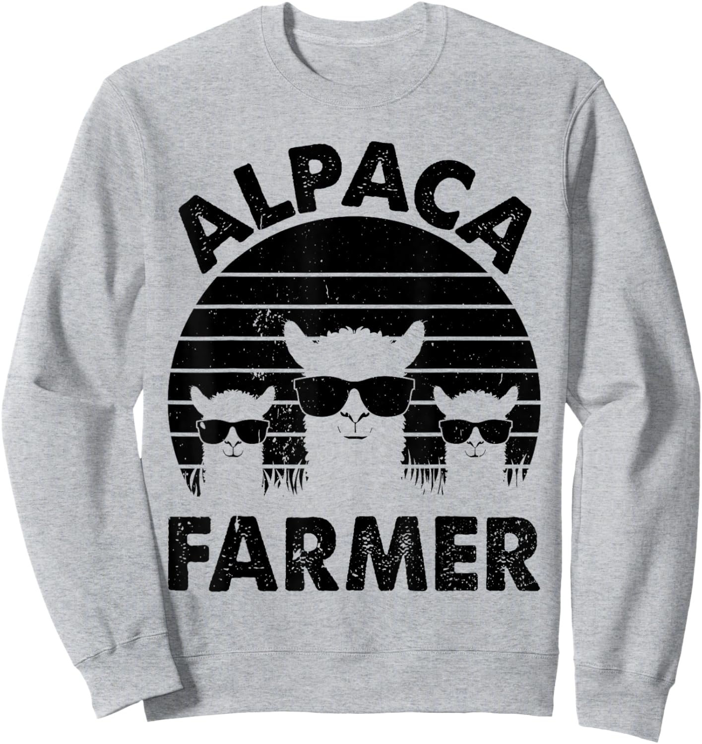 Funny Alpaca Farmer Llama Farmer Alpaca Farmer Sweatshirt - Sweatshirt | Ash