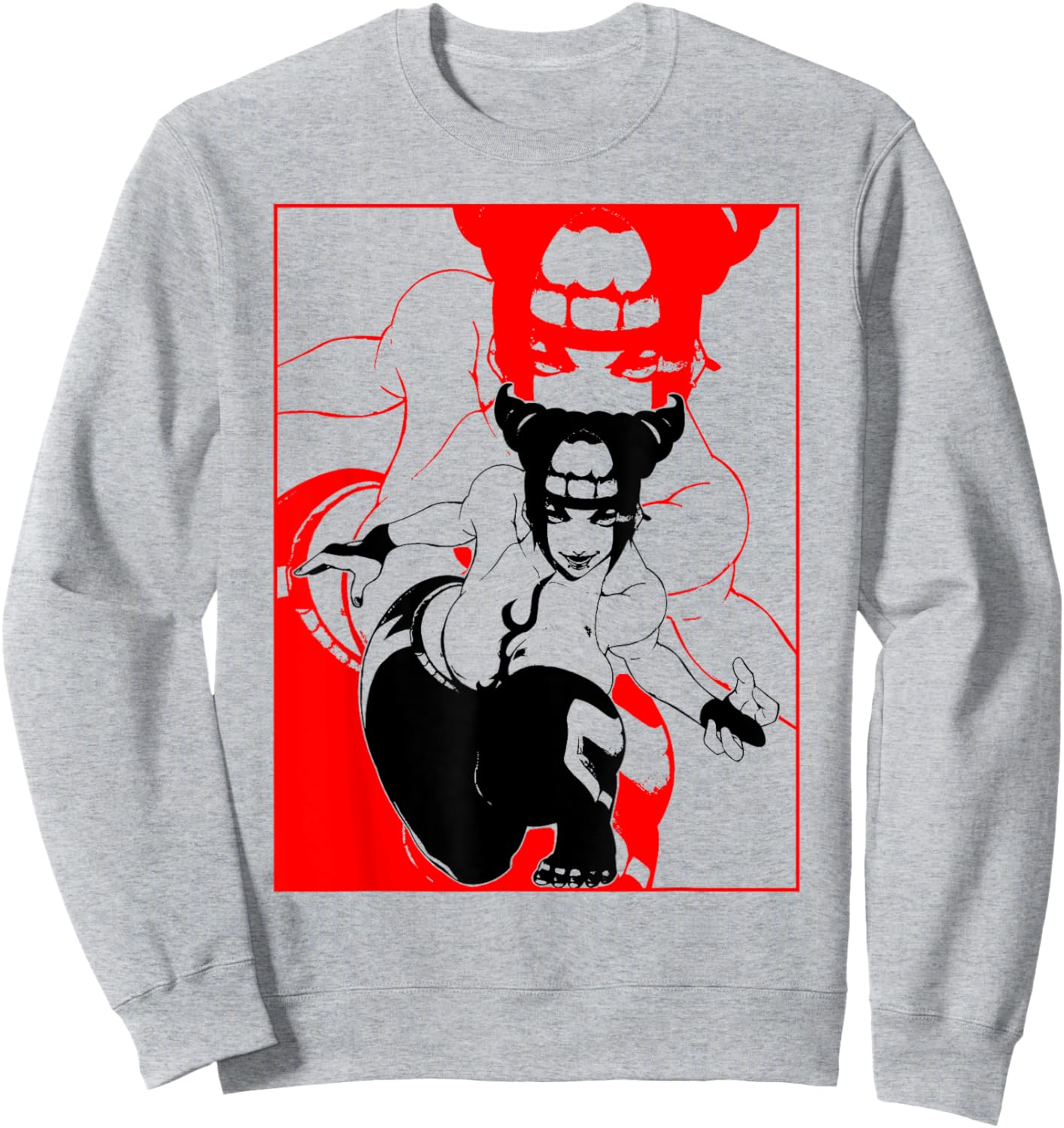 Juri Han Game Character for Player Lover Sweatshirt - Sweatshirt | Ash