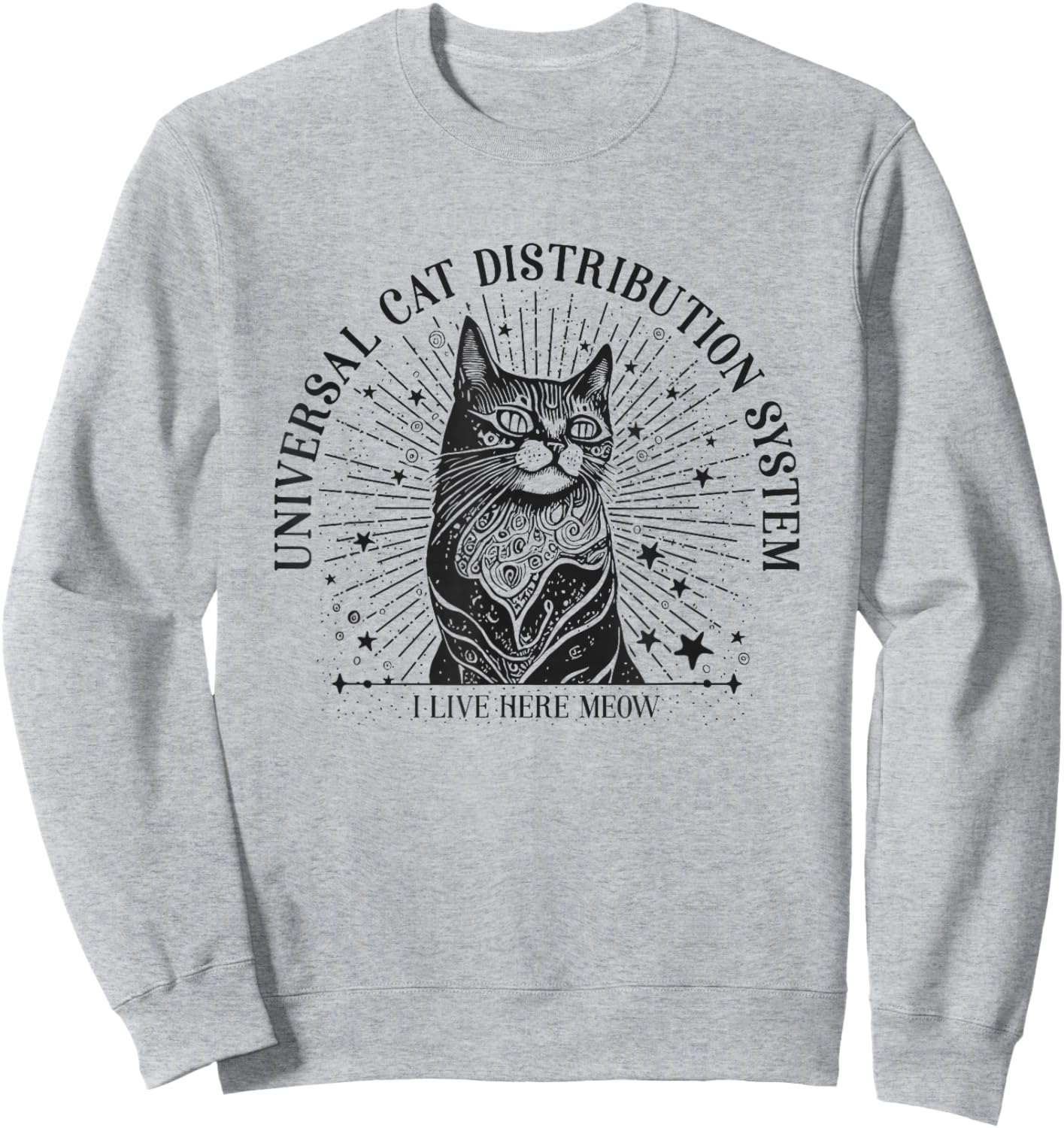 Cat Distribution System Sweatshirt - Sweatshirt | Ash