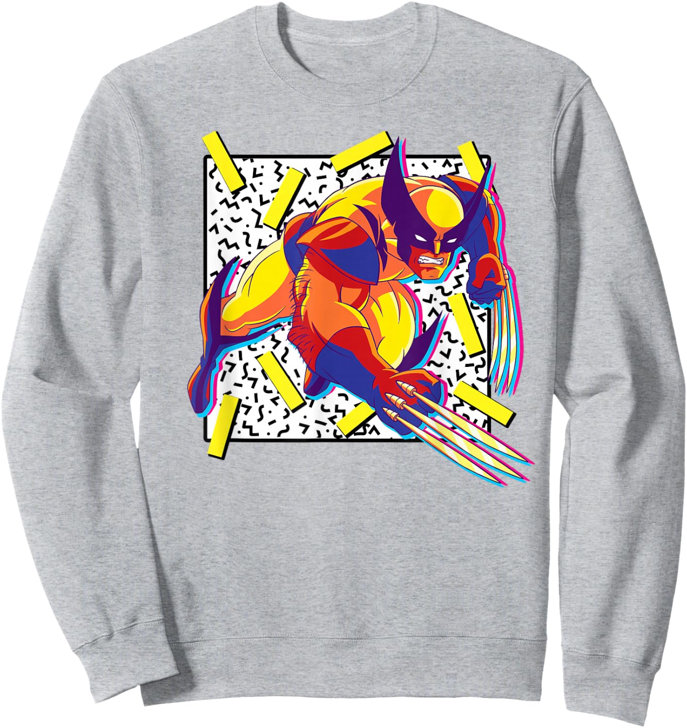 Marvel X-Men Wolverine 90s Sweatshirt - Sweatshirt | Ash