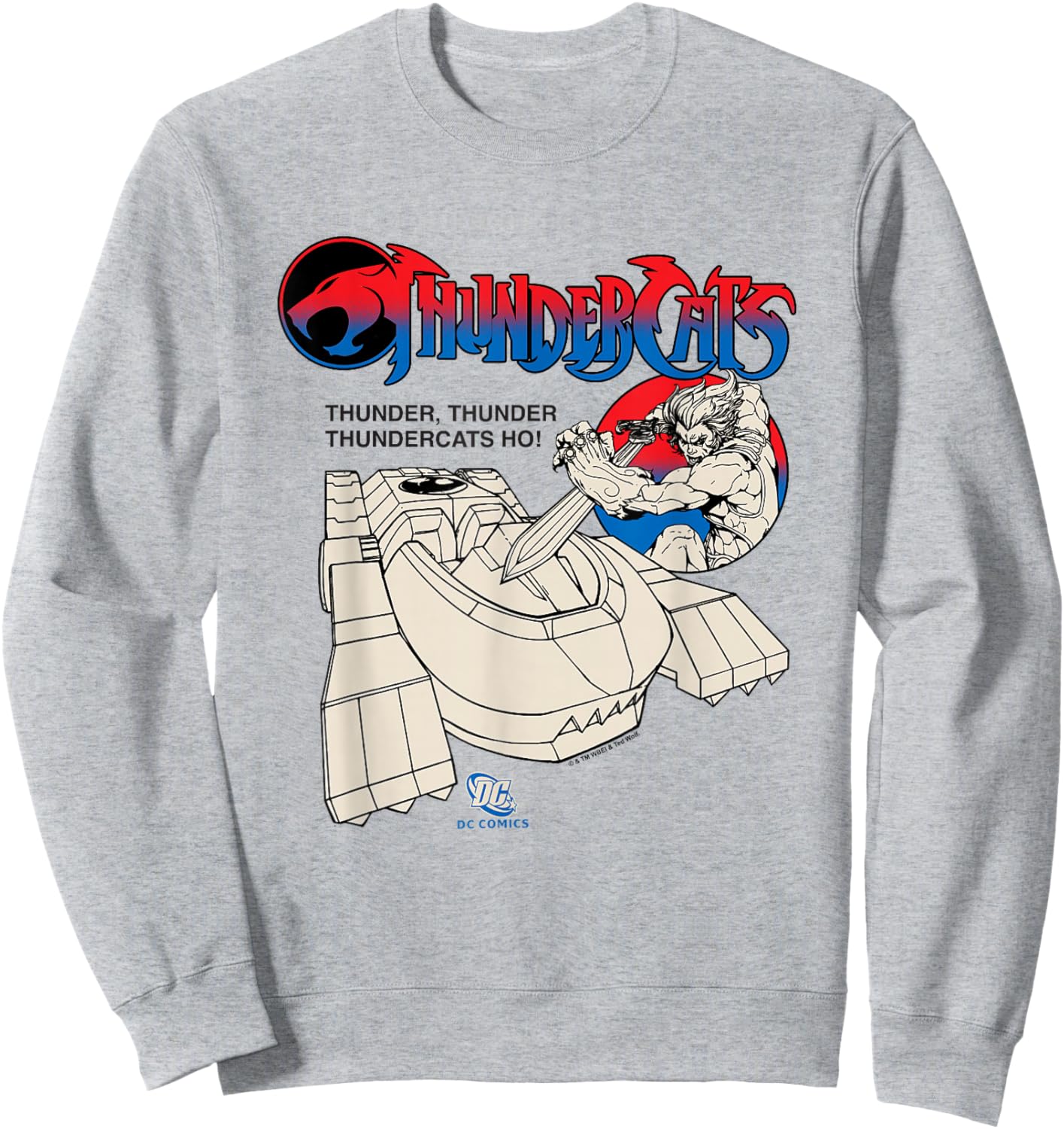 ThunderCats ThunderTank Lion-O Epic Poster Vintage Sweatshirt - Sweatshirt | Ash