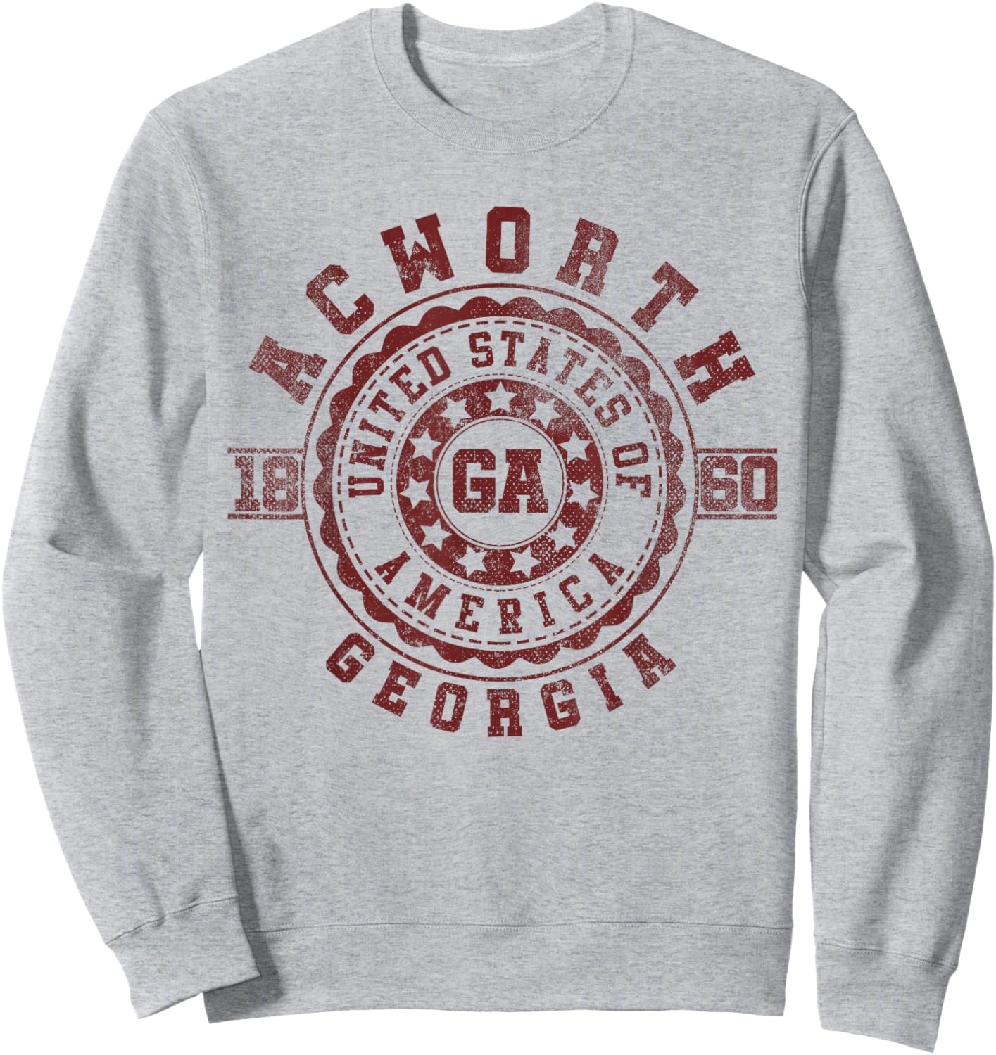 Acworth GA | Georgia | Vintage City Apparels Sweatshirt - Sweatshirt | Ash