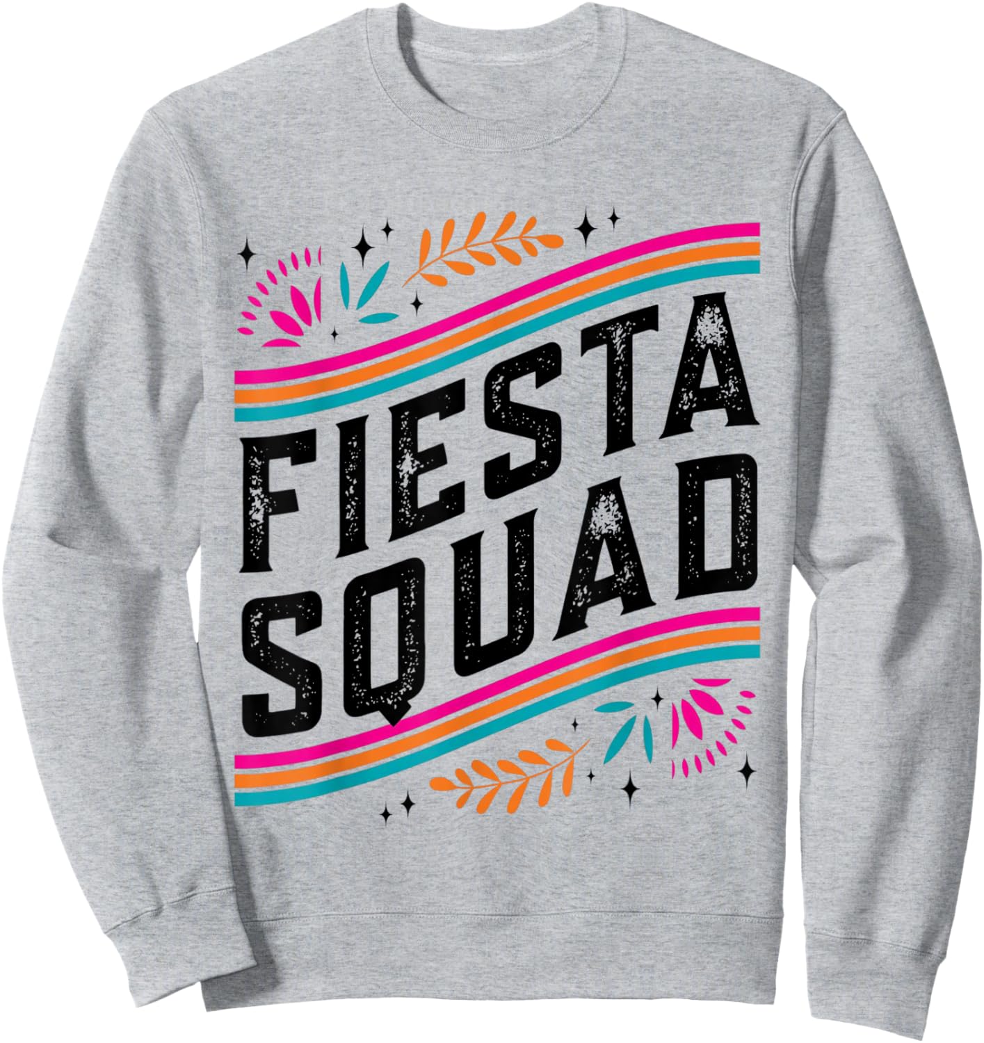 Cinco de Mayo Fiesta Squad Family Matching Group Adults Kids Sweatshirt - Sweatshirt | Ash