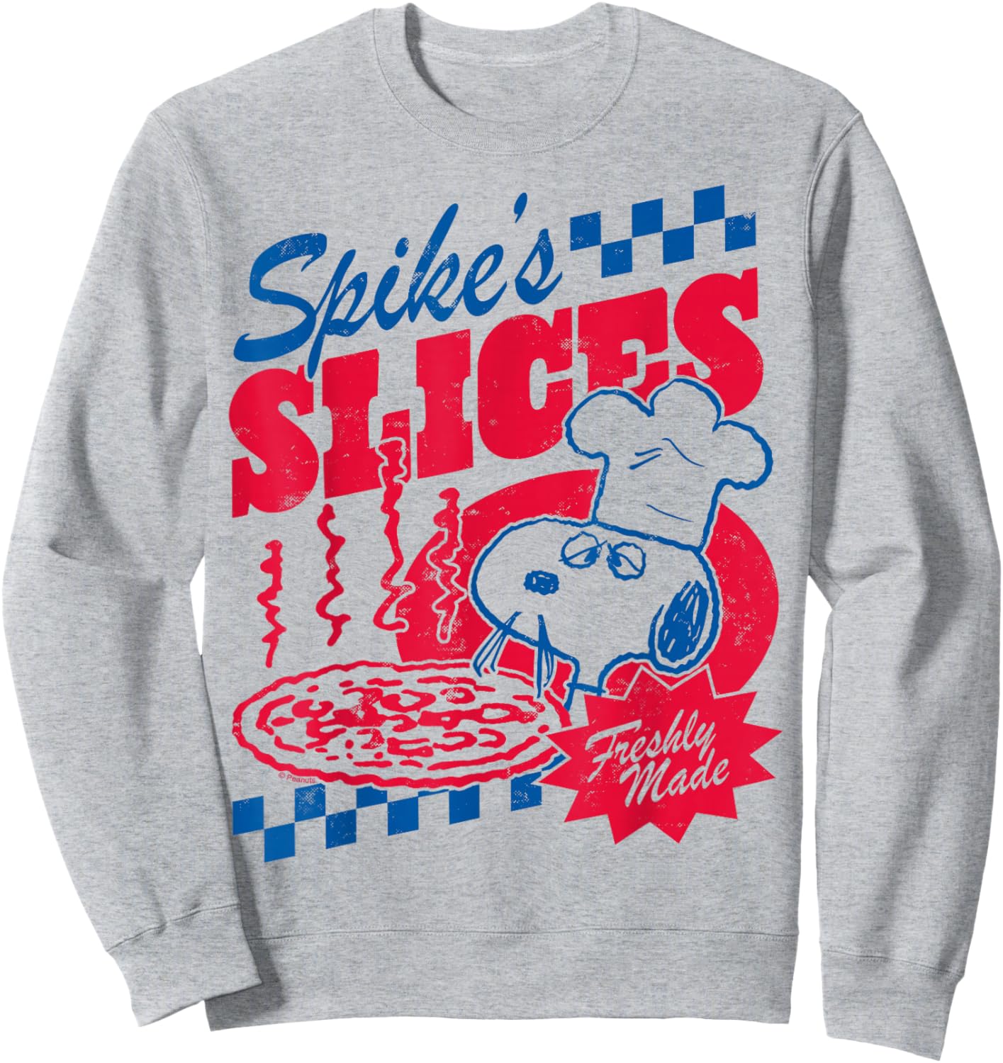 Peanuts - Spike's Pizza Slices Sweatshirt - Sweatshirt | Ash