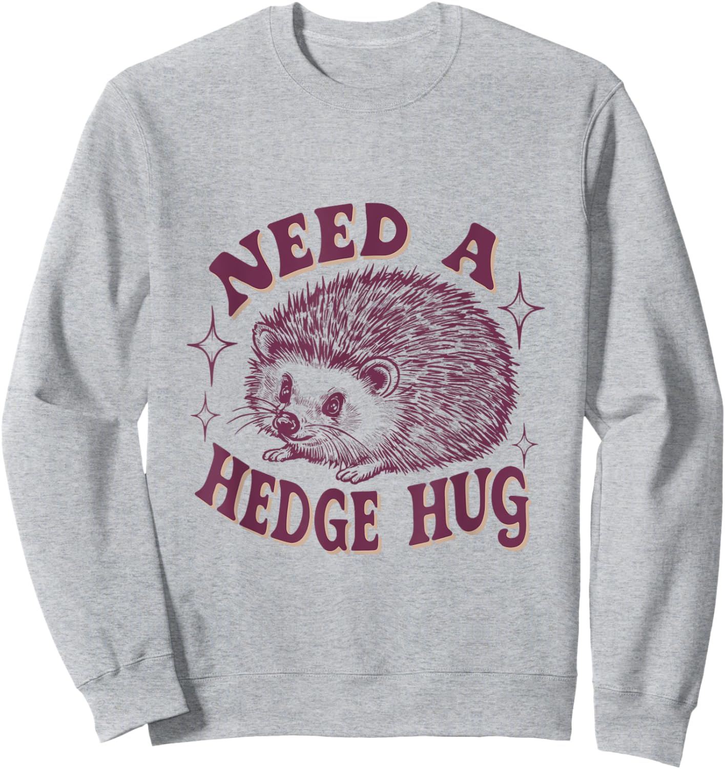Sarcastic Hedgehog Sweatshirt - Sweatshirt | Ash