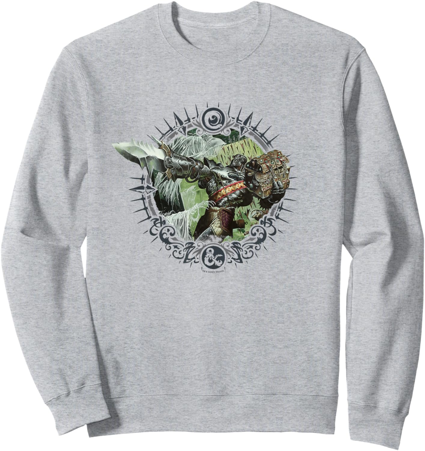 Dungeons & Dragons 50th Anniversary Warforged Artificer Sweatshirt - Sweatshirt | Ash