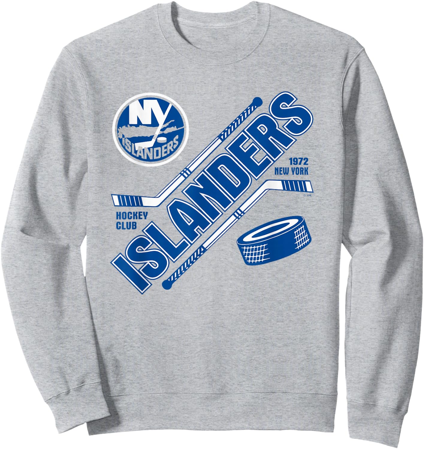 New York Islanders Force Orange Officially Licensed Sweatshirt - Sweatshirt | Ash