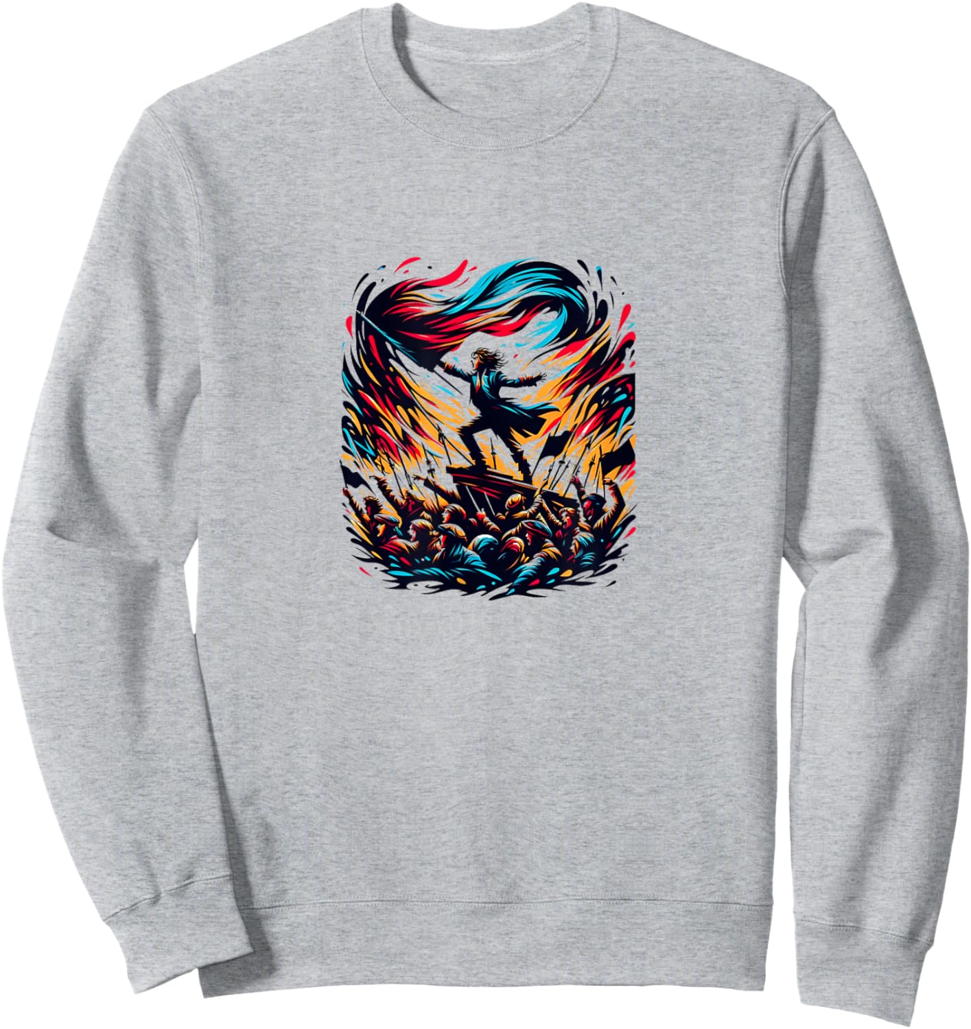 Les Mis Storm The Barricades French Revolution Sweatshirt - Sweatshirt | Ash