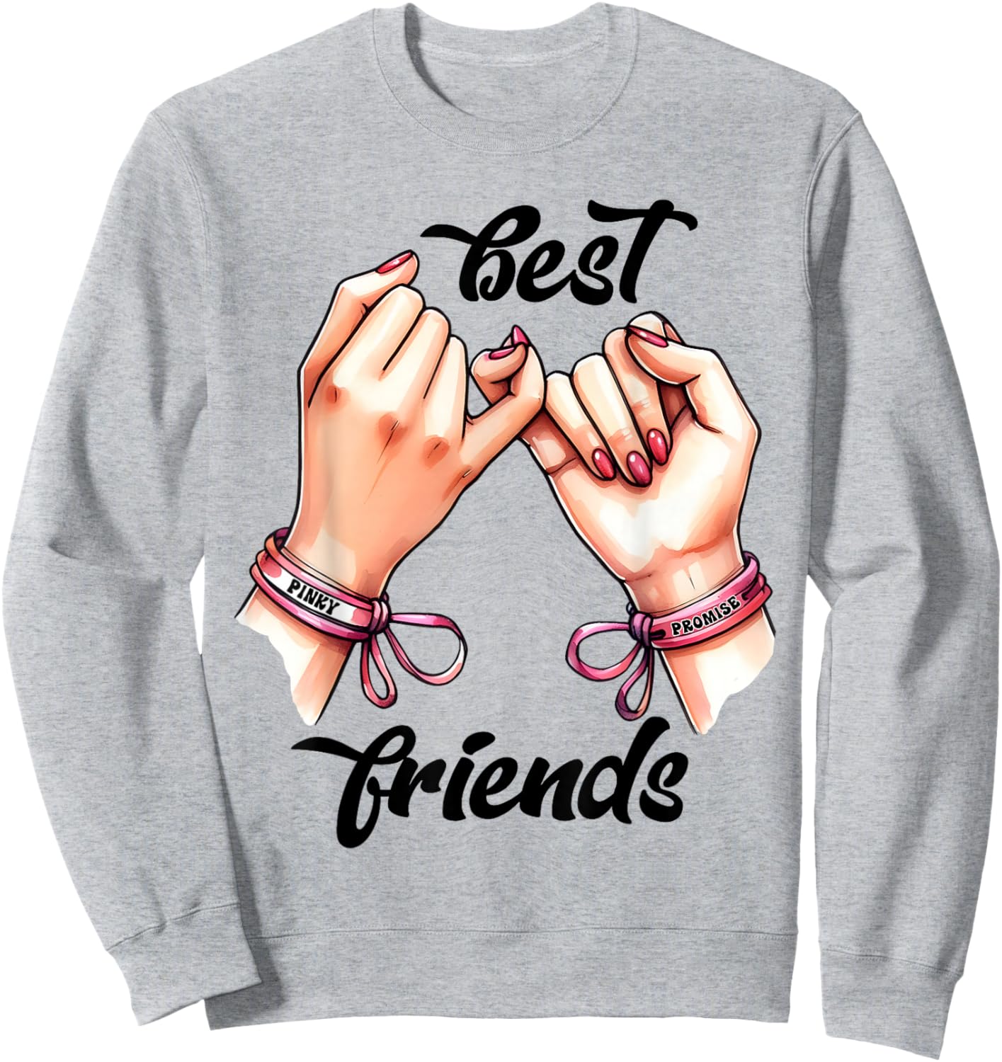 Passende BFF Spirit Week Besties für Mädchen Sweatshirt - Sweatshirt | Ash