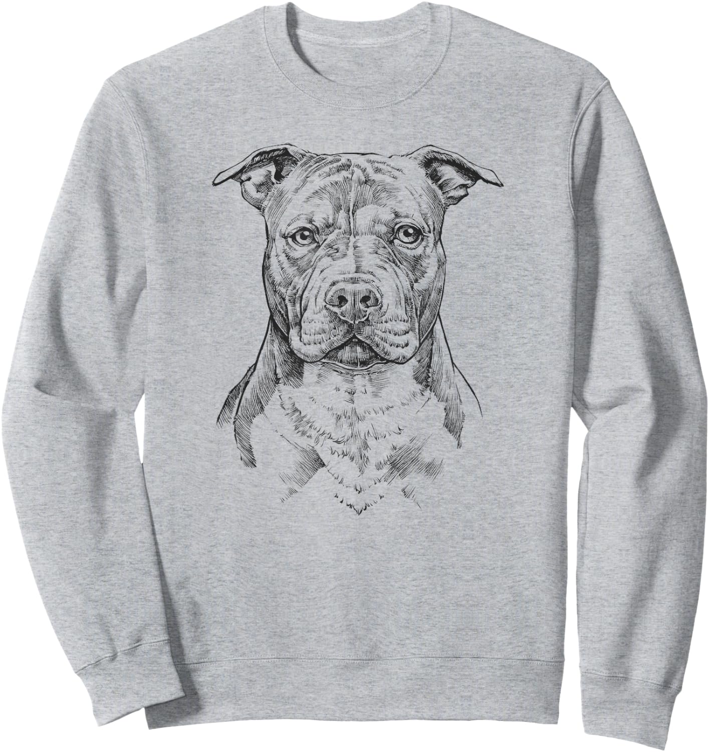 Pit Bull Pittie Dog T Shirt Men Women Kids Sweatshirt - Sweatshirt | Ash