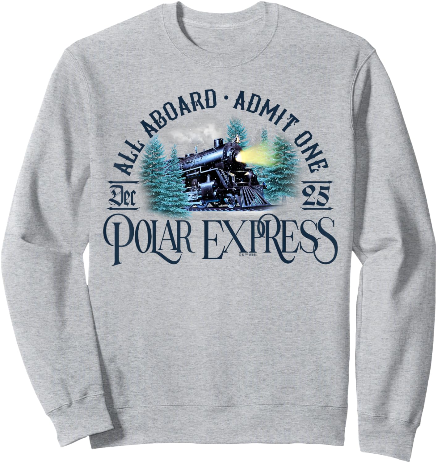 The Polar Express All Aboard Sweatshirt - Sweatshirt | Ash