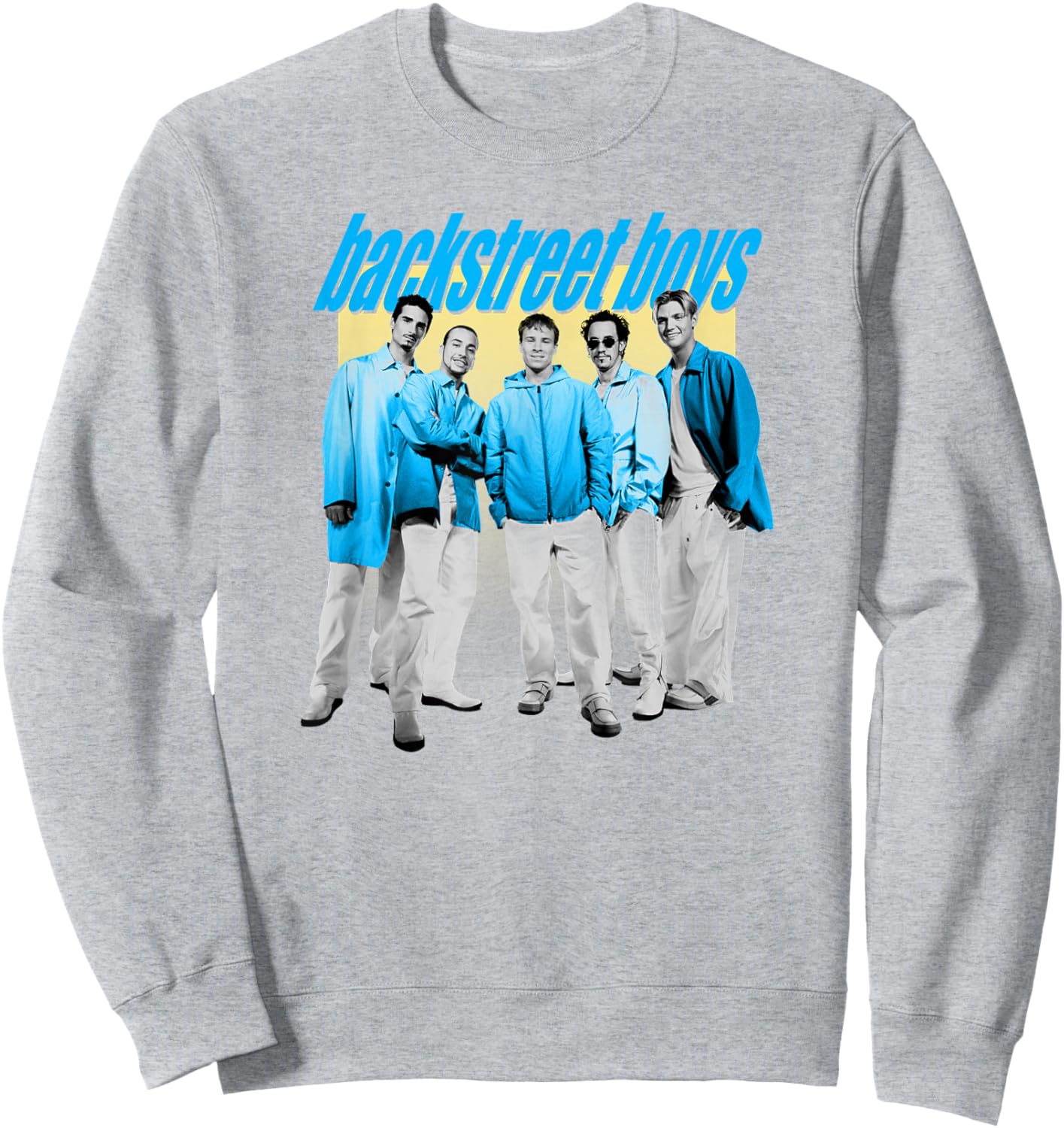 Backstreet Boys – Blue Group Watercolor Sweatshirt - Sweatshirt | Ash