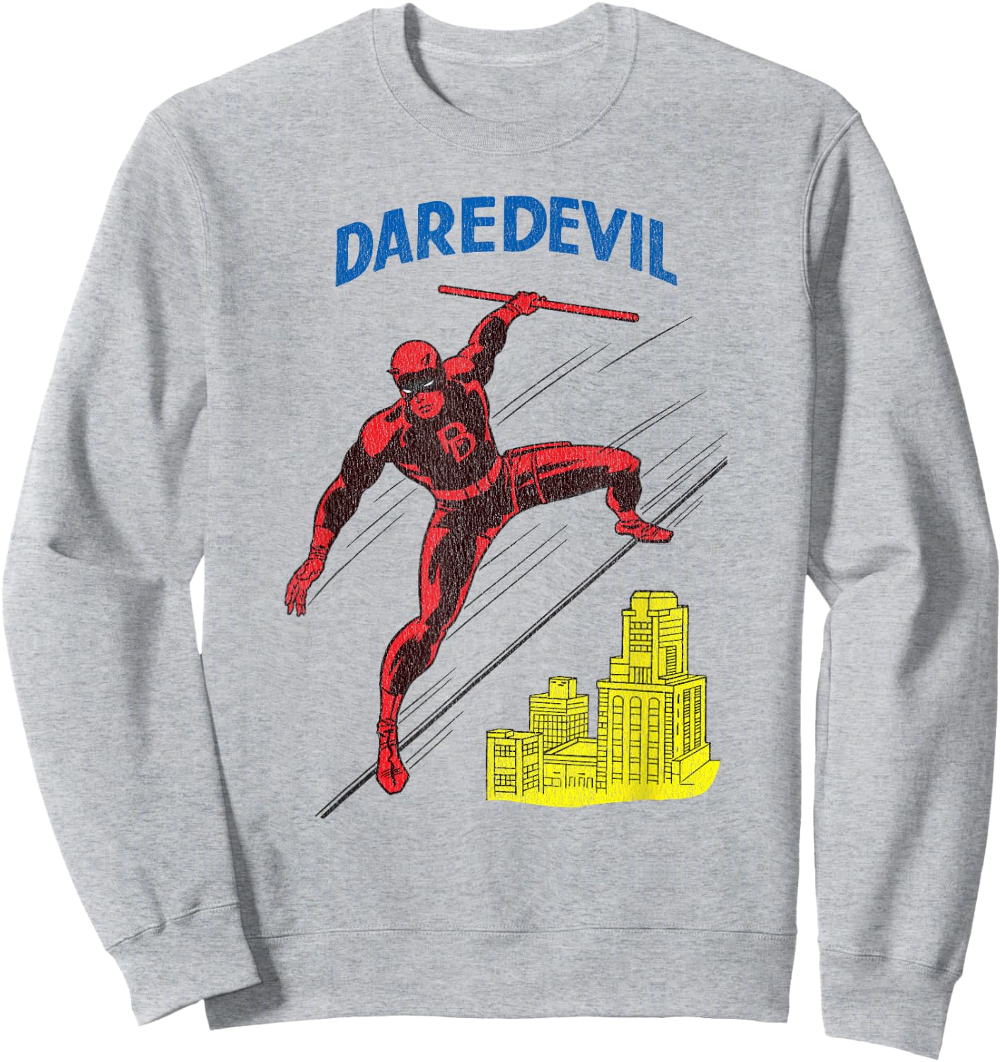 Marvel Daredevil Retro Comic Sweatshirt - Sweatshirt | Ash