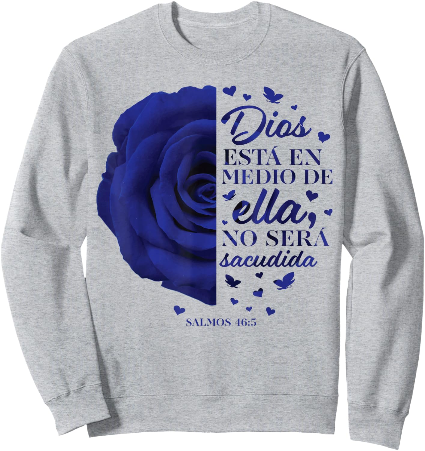 Christian Gifts Women Girls Wife Her Kids Spanish Espanol Sweatshirt - Sweatshirt | Ash