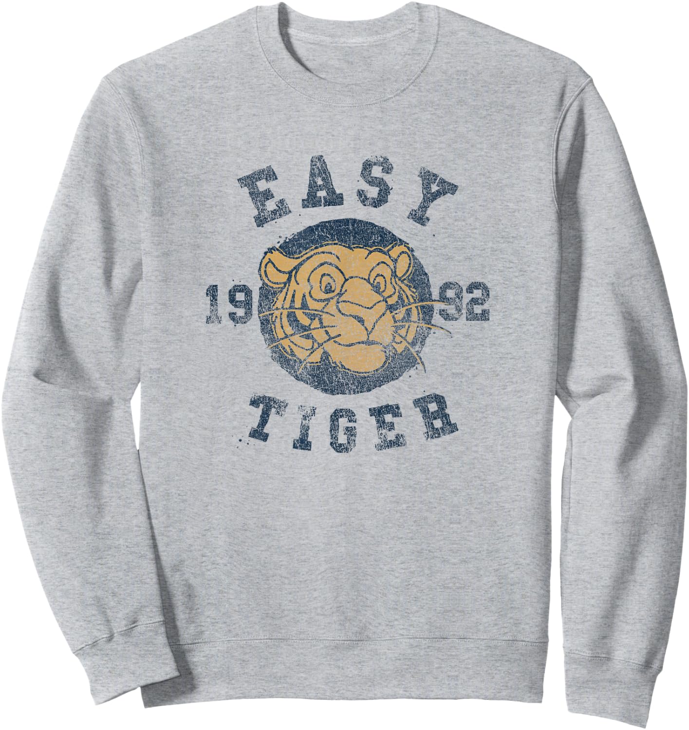 Disney Aladdin Rajah Easy Tiger 1992 Collegiate Sweatshirt - Sweatshirt | Ash