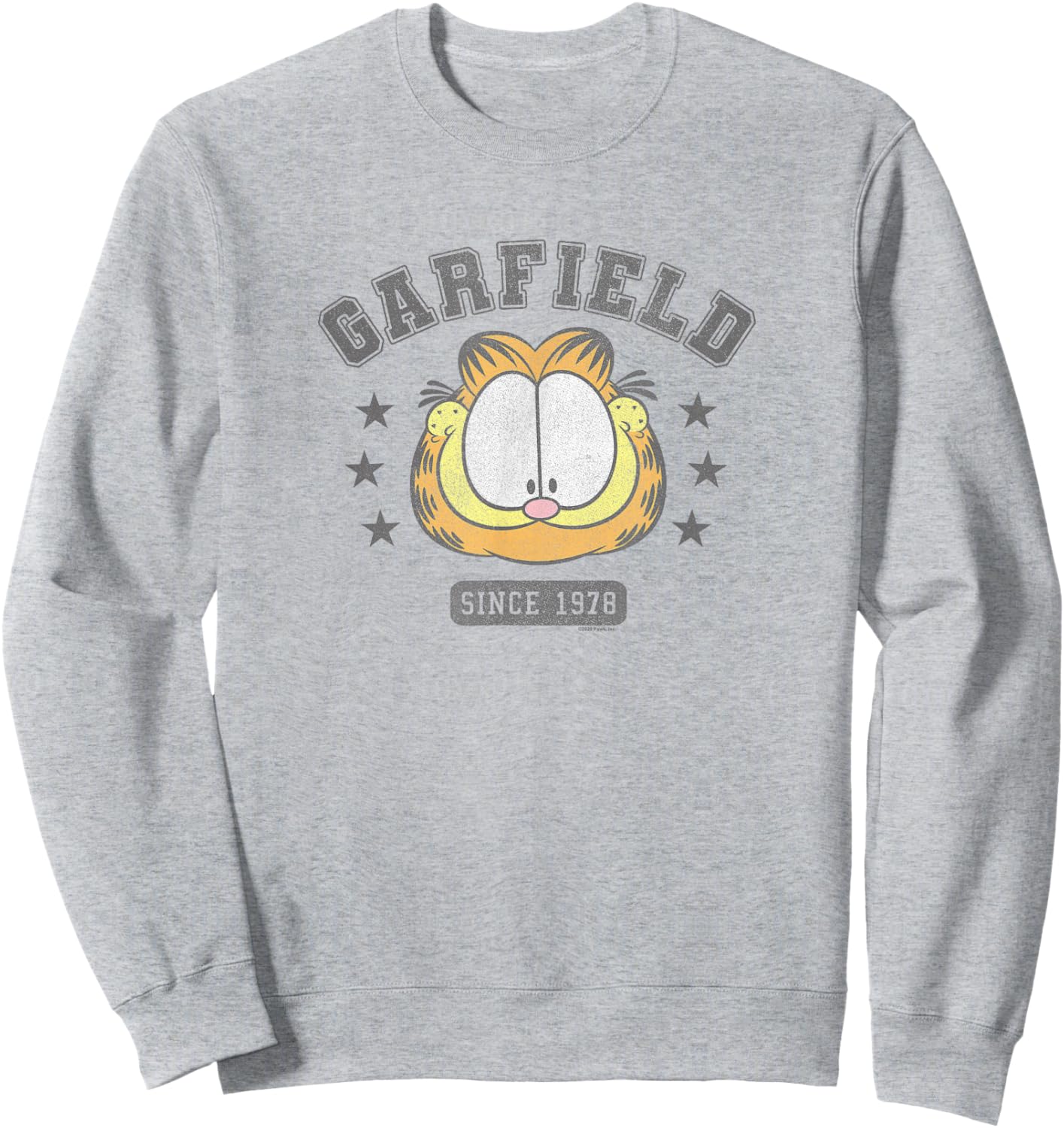 Garfield Big Face College Since 1978 Sweatshirt - Sweatshirt | Ash