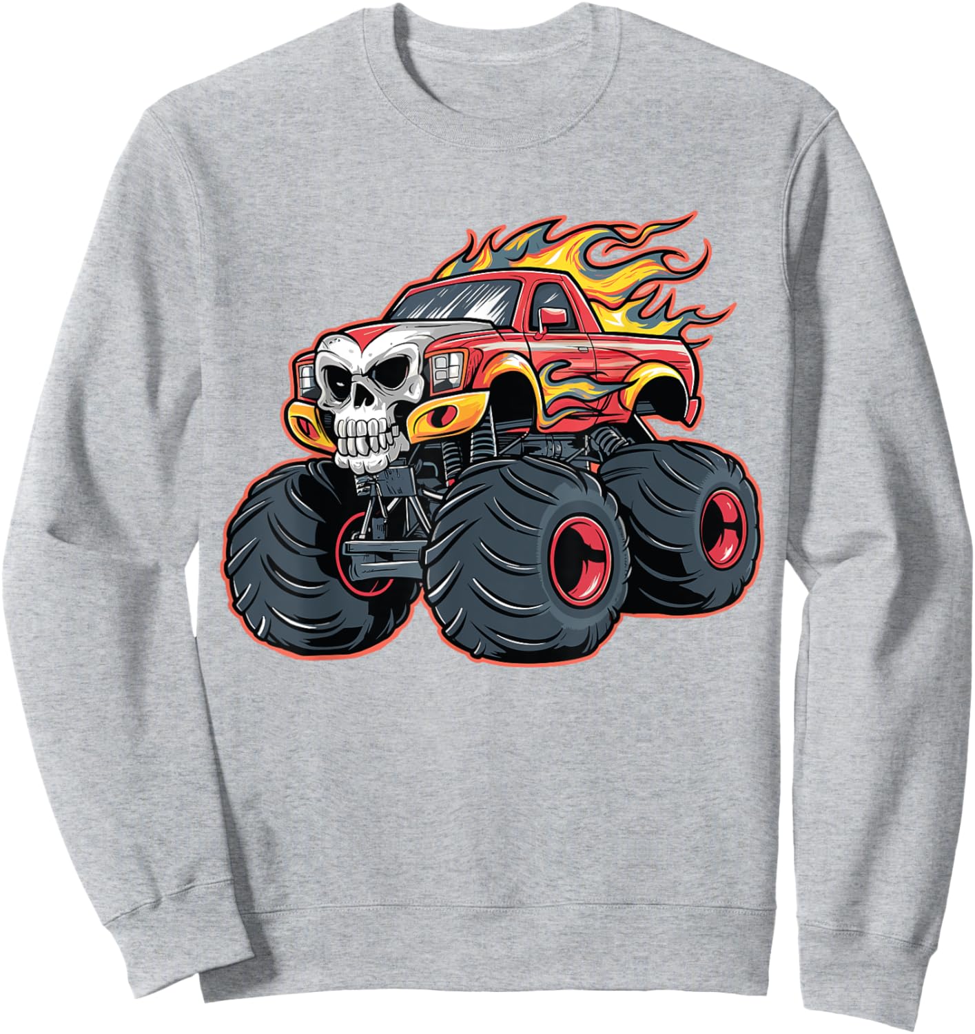 Monster Truck for toddlers Youth & Adults Sweatshirt - Sweatshirt | Ash
