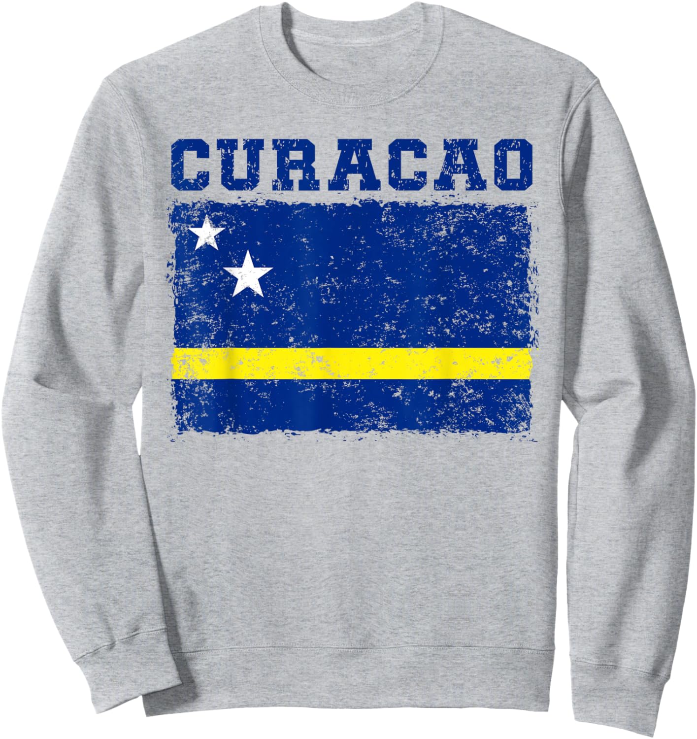 Curacao Flagge Herren Damen Sport Unterstützung Curacao Sweatshirt - Sweatshirt | Ash