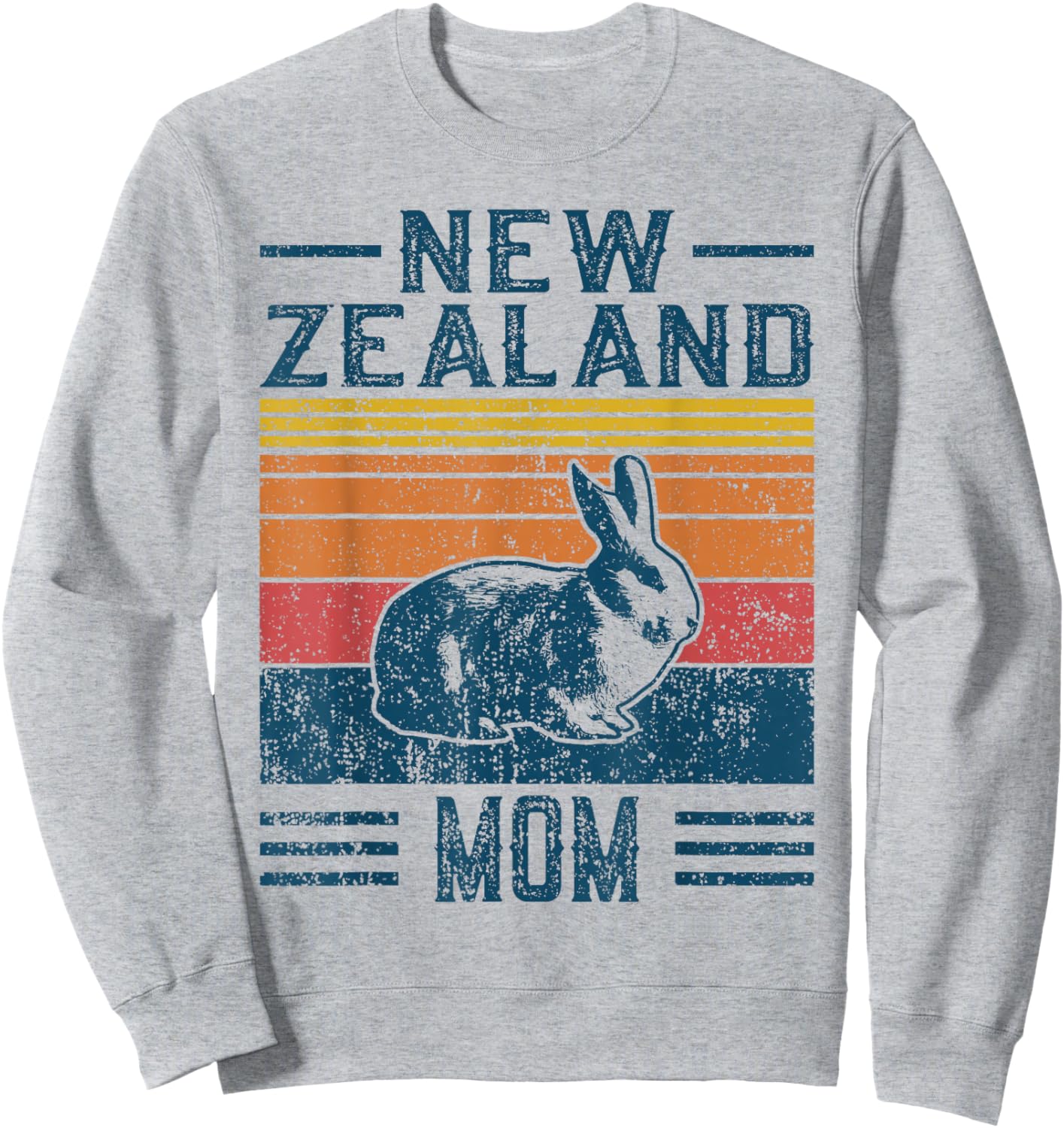 Best Rabbit Mom Women - Vintage New Zealand Sweatshirt - Sweatshirt | Ash