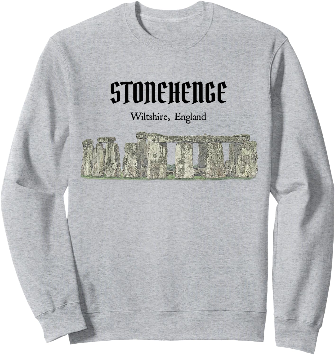 Stonehenge England Souvenir Sweatshirt - Sweatshirt | Ash