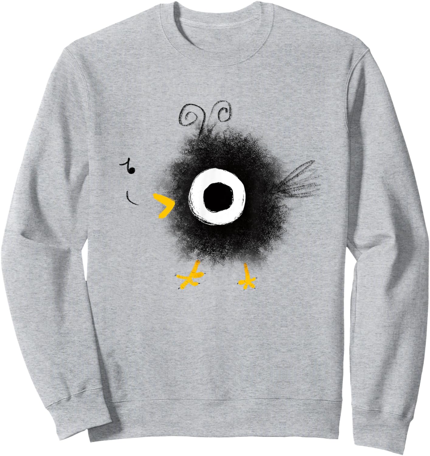 Funny and Cute Baby Bird Sweatshirt - Sweatshirt | Ash