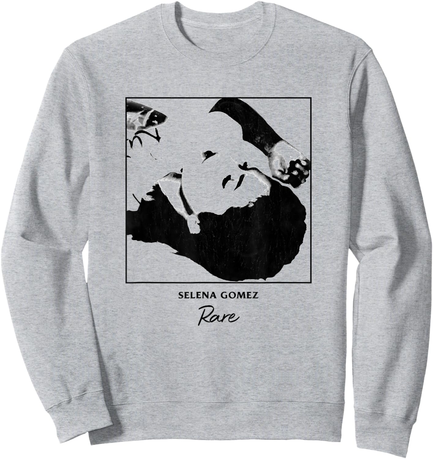 Selena Gomez Black & White Album Art Sweatshirt - Sweatshirt | Ash