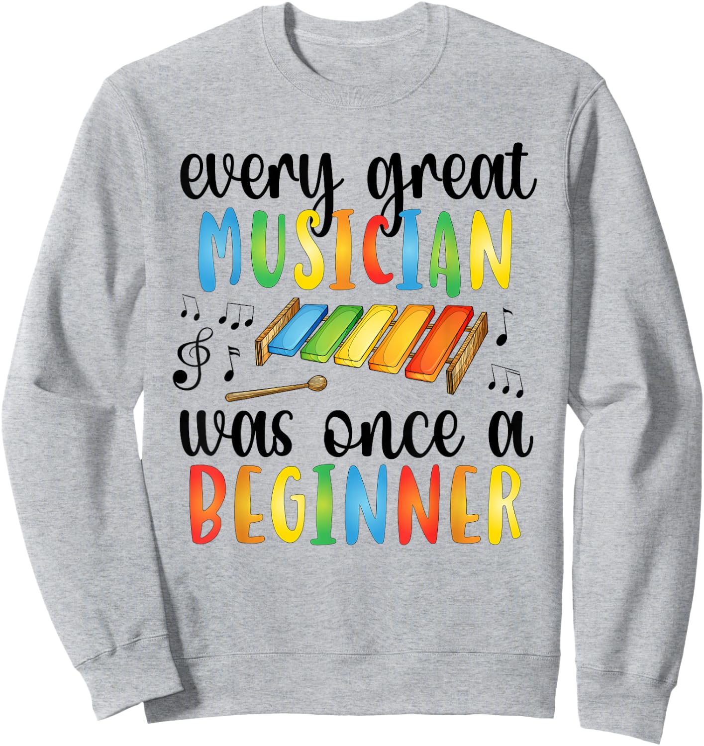 Great Musician Music Teacher Music Teaching Sweatshirt - Sweatshirt | Ash