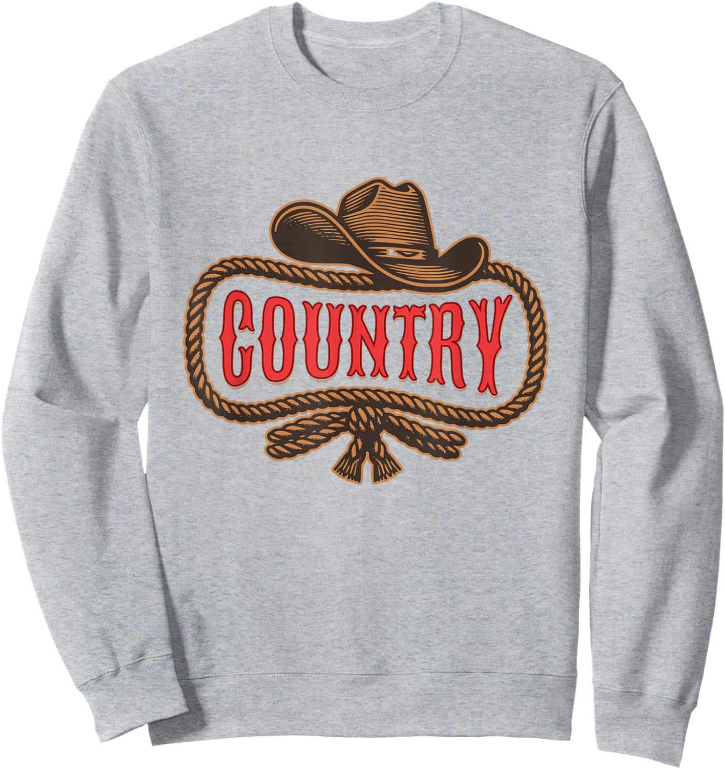 Country Gift Country Girl or Man Music Western Sweatshirt - Sweatshirt | Ash