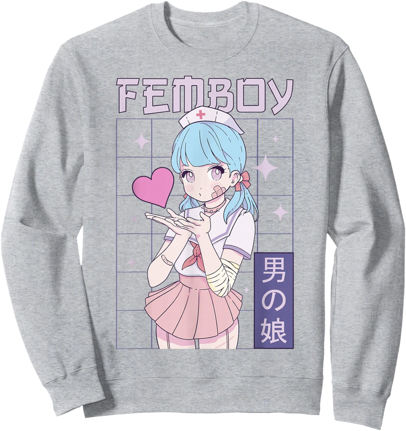 Femboy Crossdressing Crossdresser MTF Anime Sweatshirt - Sweatshirt | Ash