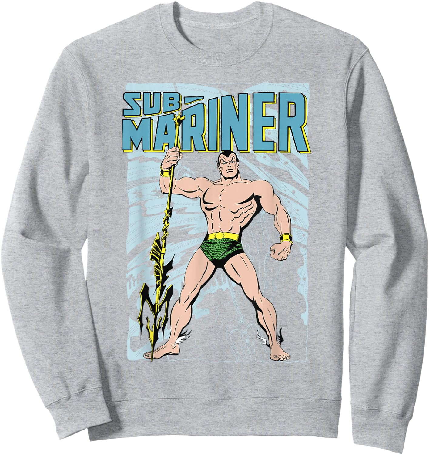Marvel Comics Sub-Mariner Portrait Sweatshirt - Sweatshirt | Ash