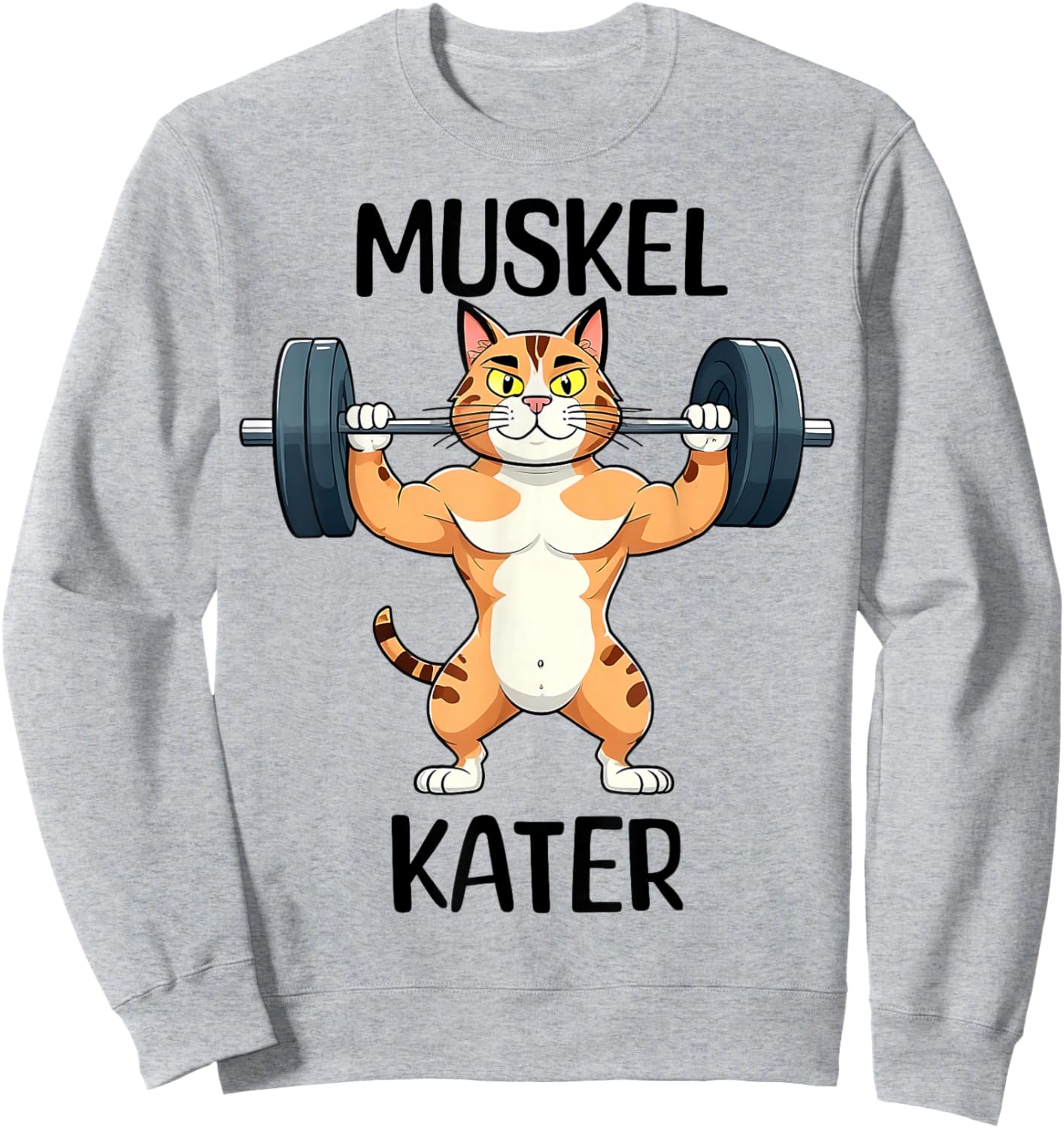 Muskelkater Fitness Gym Workout Kraftsport Sweatshirt - Sweatshirt | Ash