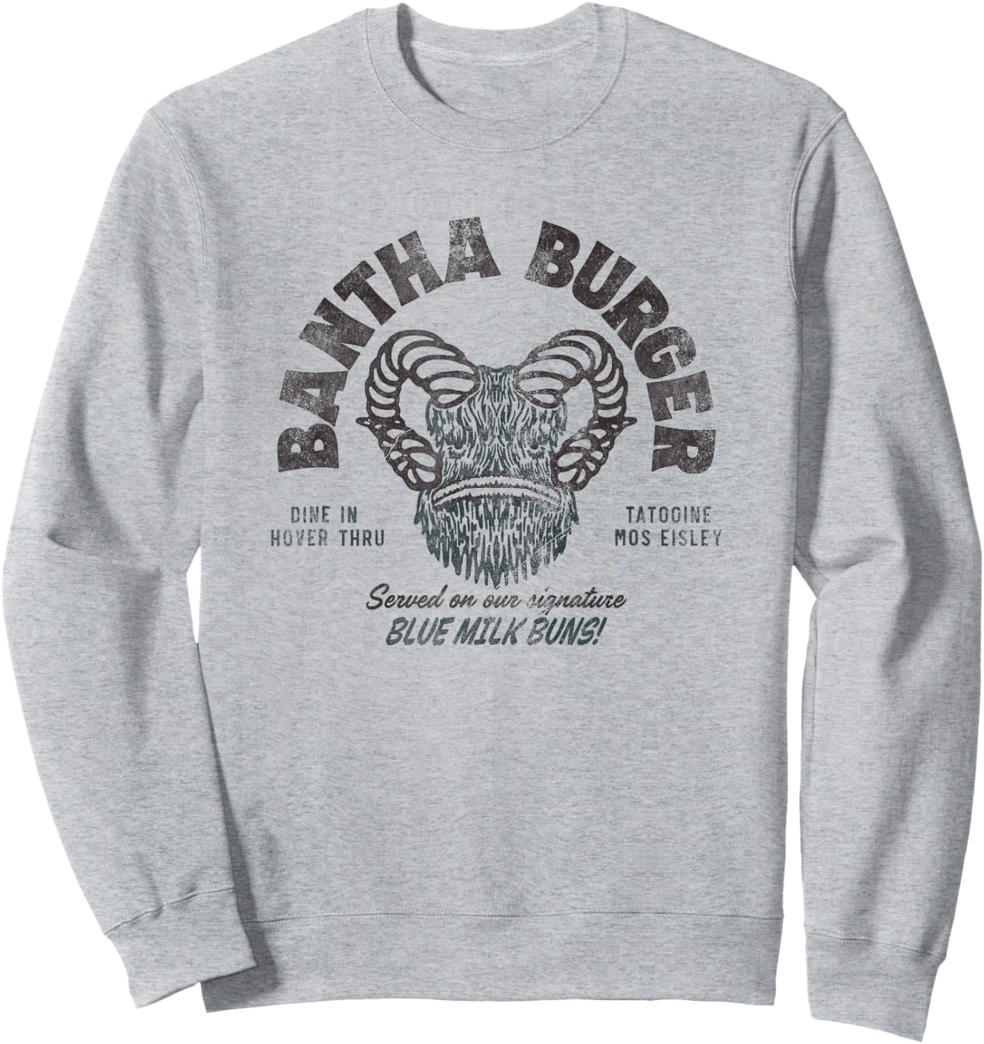 Star Wars Bantha Burger Black Sweatshirt - Sweatshirt | Ash