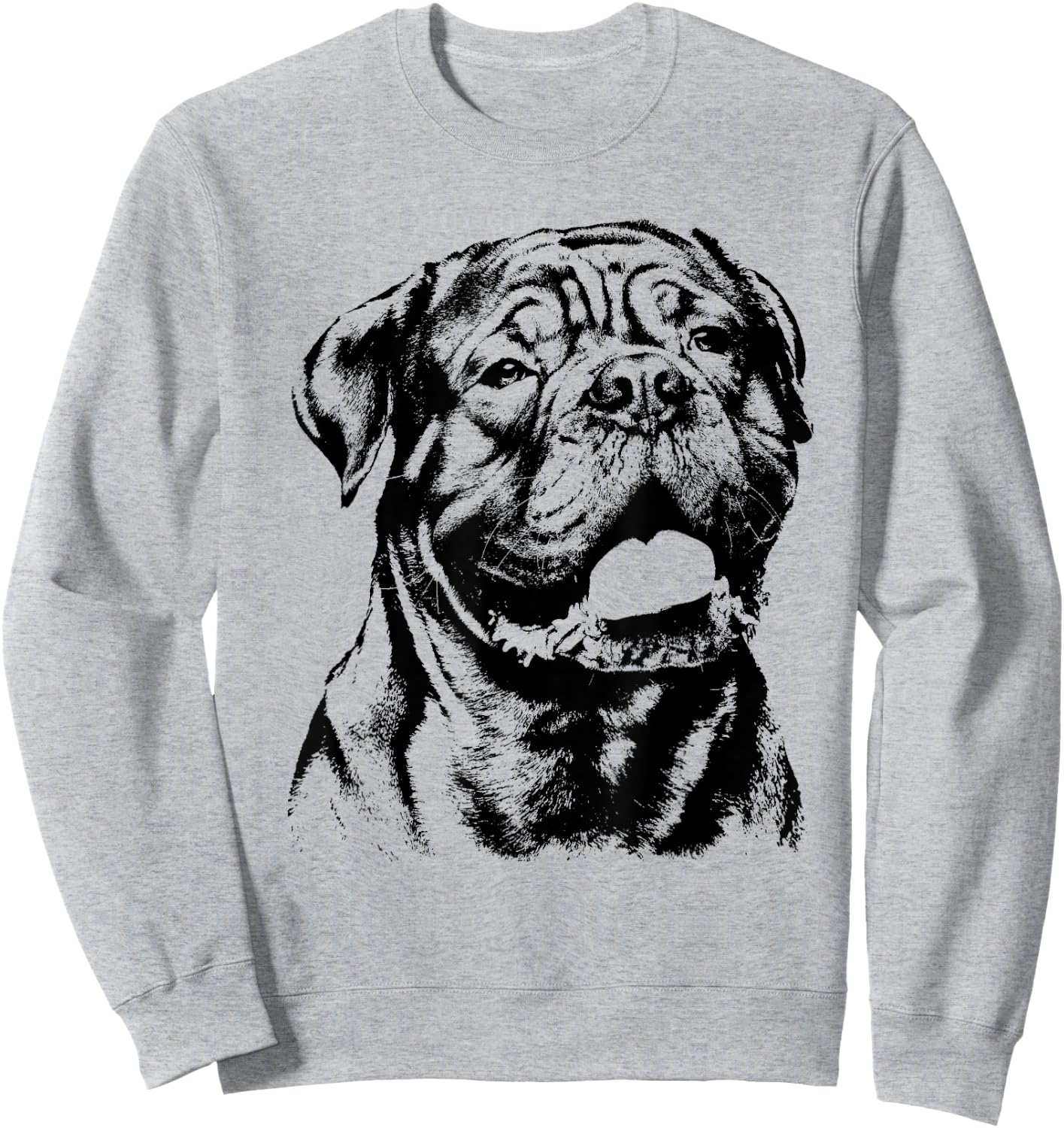 Bordeaux Dog - French Mastiff Men Women Sweatshirt - Sweatshirt | Ash