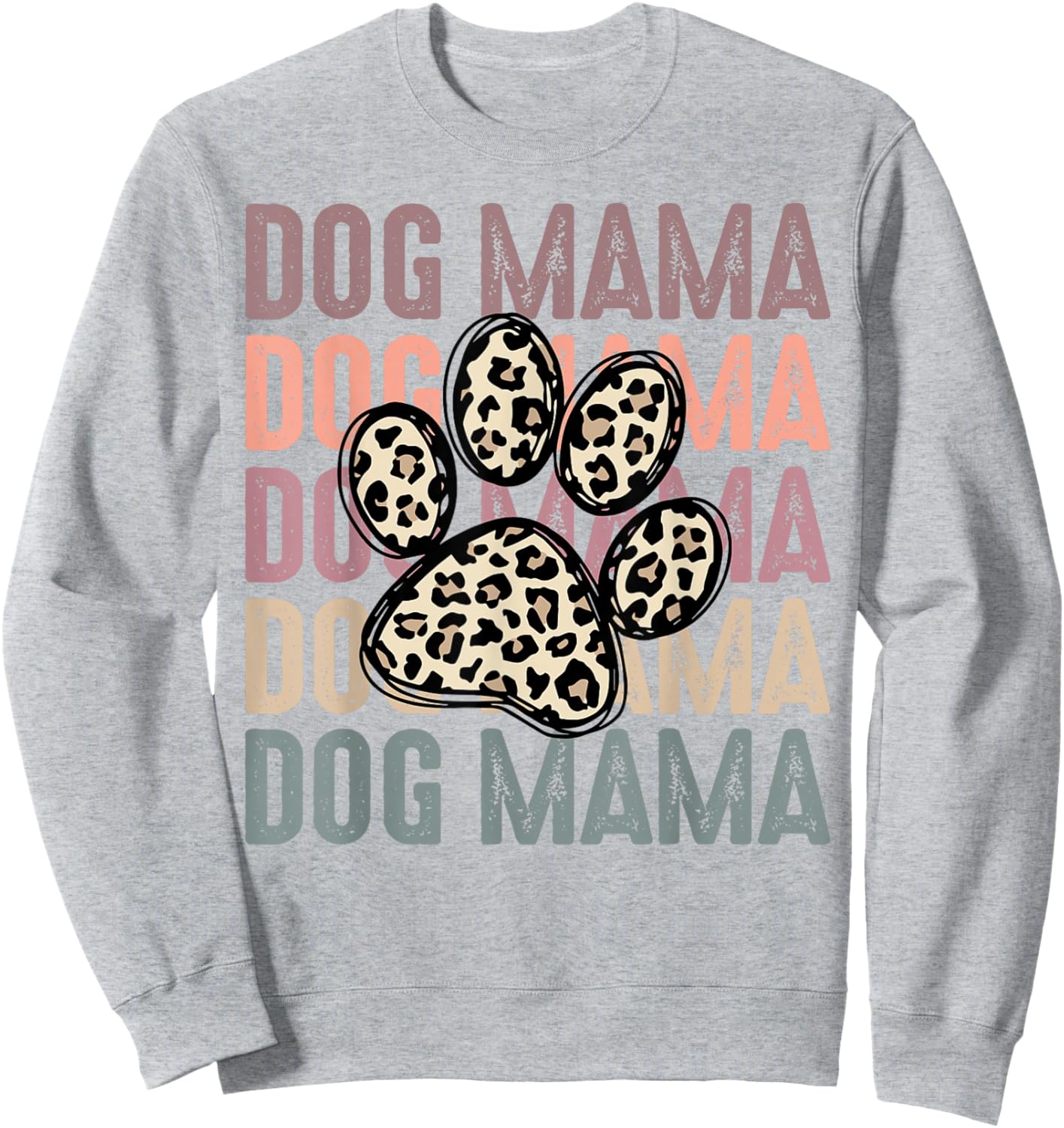 Let's Pawty Girl Mama Puppy Dog Party Birthday Girl Family Sweatshirt - Sweatshirt | Ash