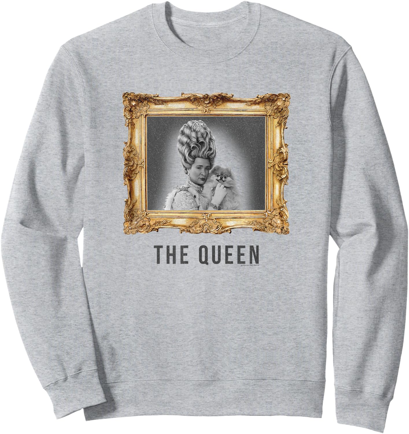 Bridgerton Queen Charlotte The Queen Portrait Sweatshirt - Sweatshirt | Ash