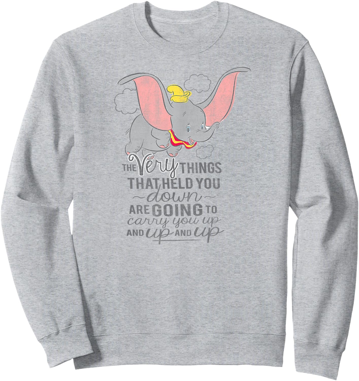 Dumbo - Up and Up Sweatshirt - Sweatshirt | Ash