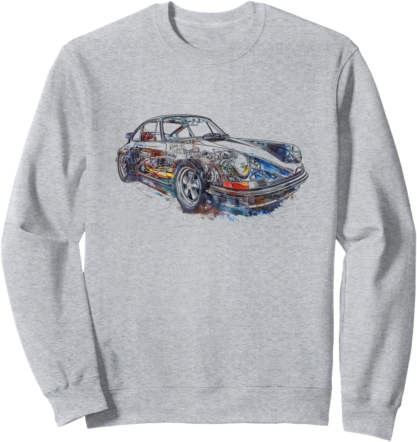 Vintage 911 Classic Sports Car Sweatshirt - Sweatshirt | Ash