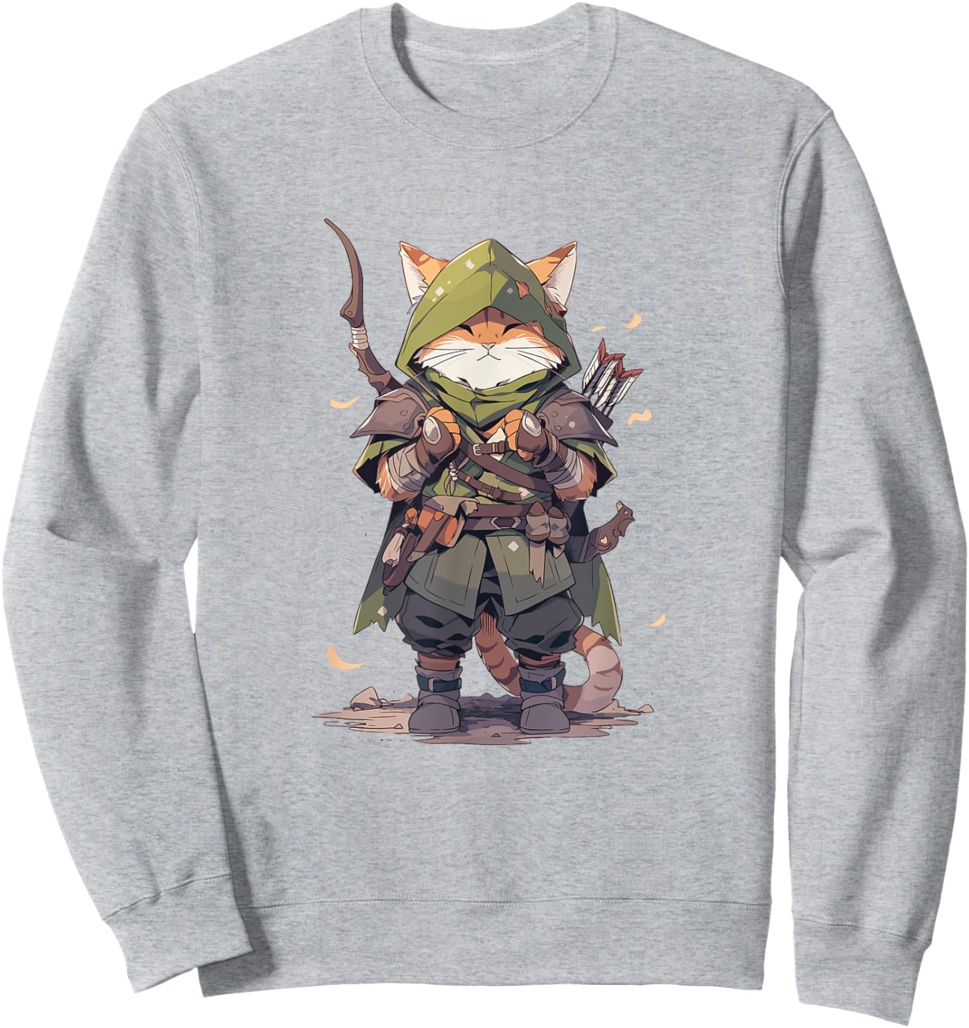 Happy Cat Ranger - Fantasy Men Women Sweatshirt - Sweatshirt | Ash