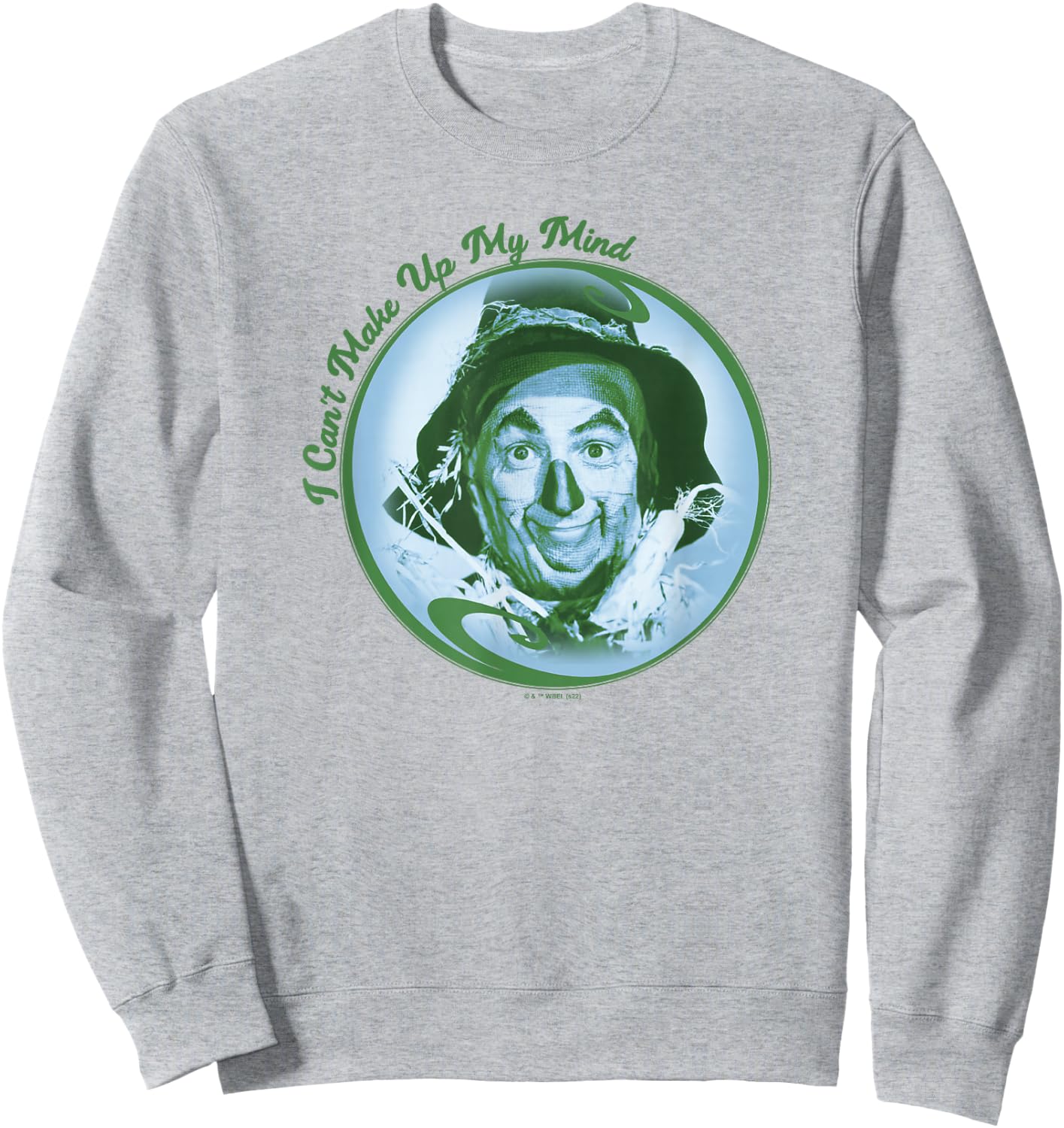 The Wizard of Oz Scarecrow I Can't Make Up My Mind Portrait Sweatshirt - Sweatshirt | Ash