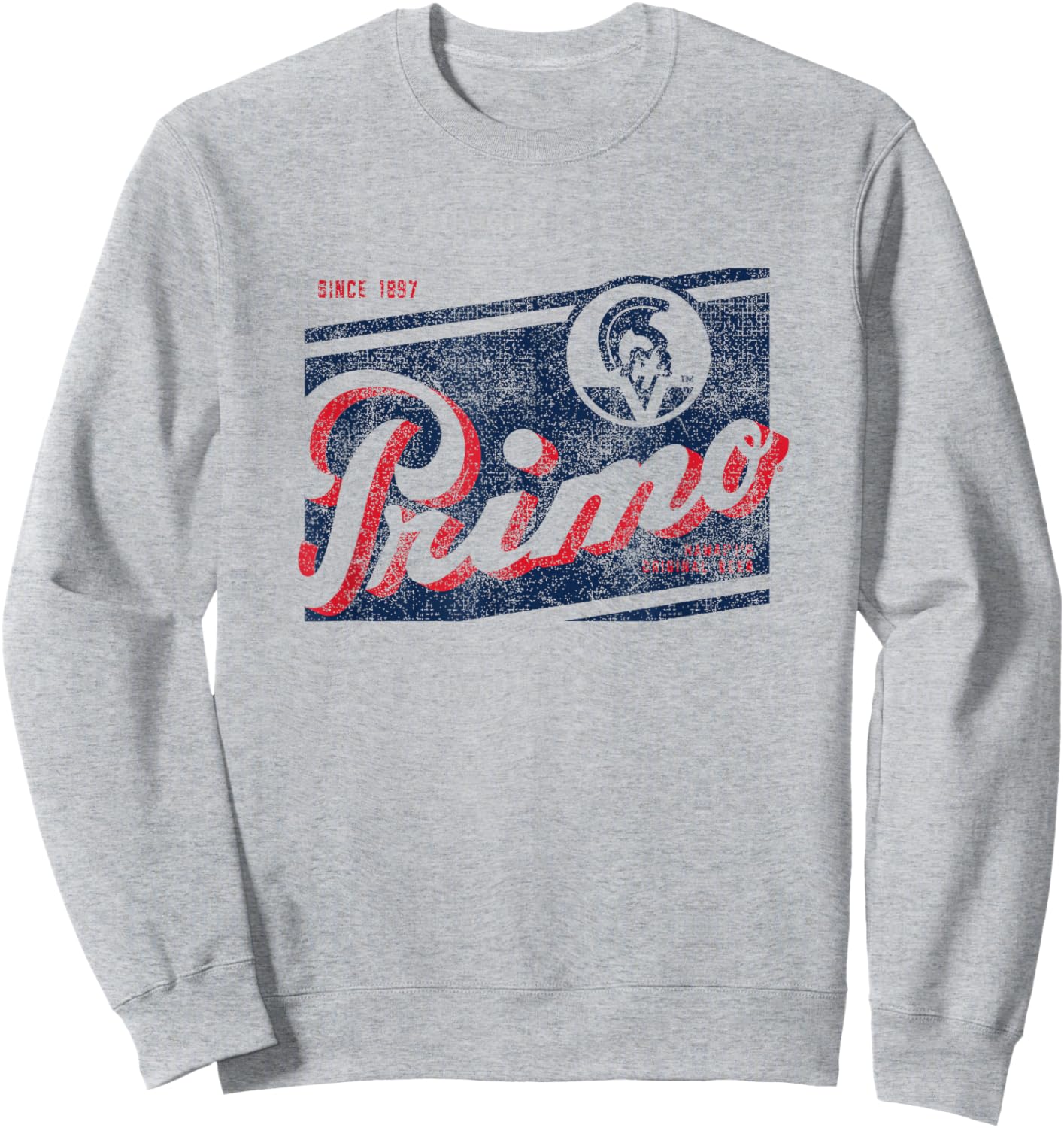 Primo Vintage Style - Logo Sweatshirt - Sweatshirt | Ash