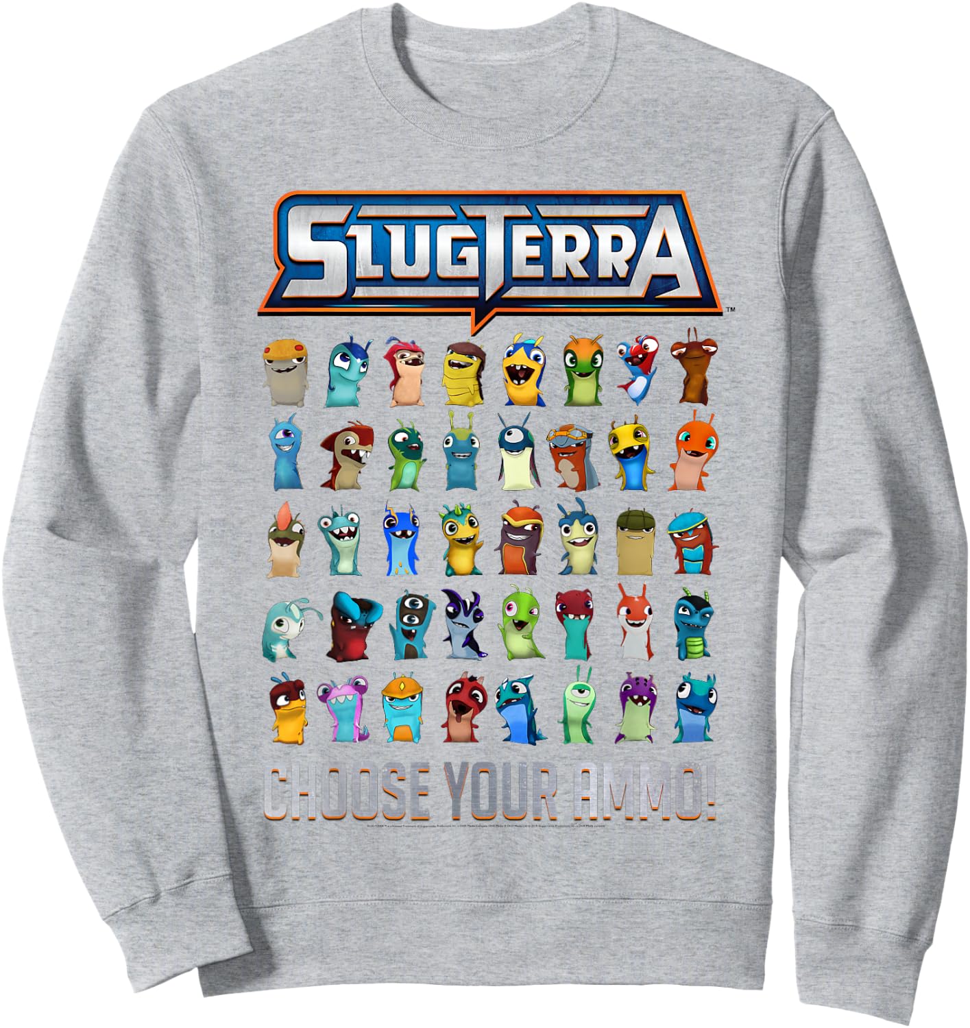Slugterra - Choose Your Ammo Sweatshirt - Sweatshirt | Ash