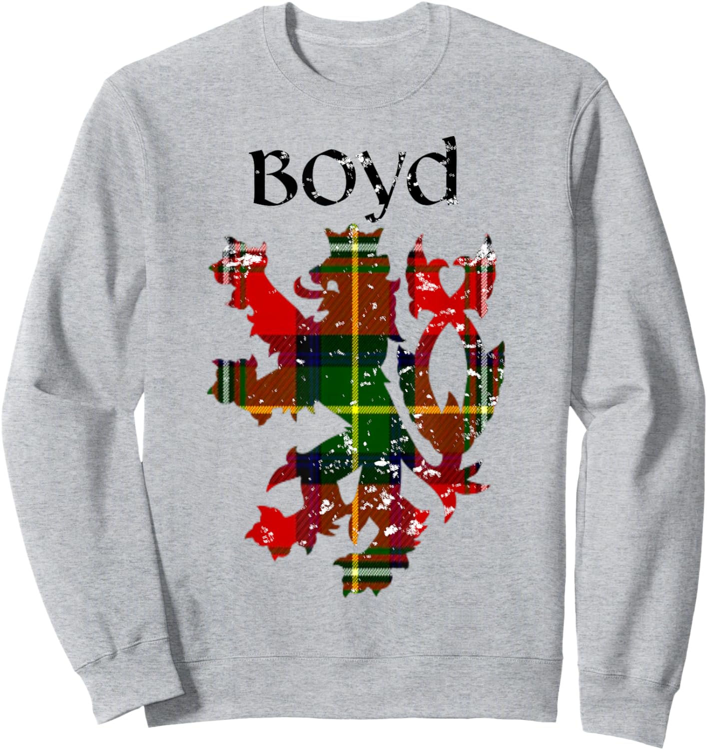 Clan Boyd Tartan Scottish Family Name Scotland Pride Sweatshirt - Sweatshirt | Ash