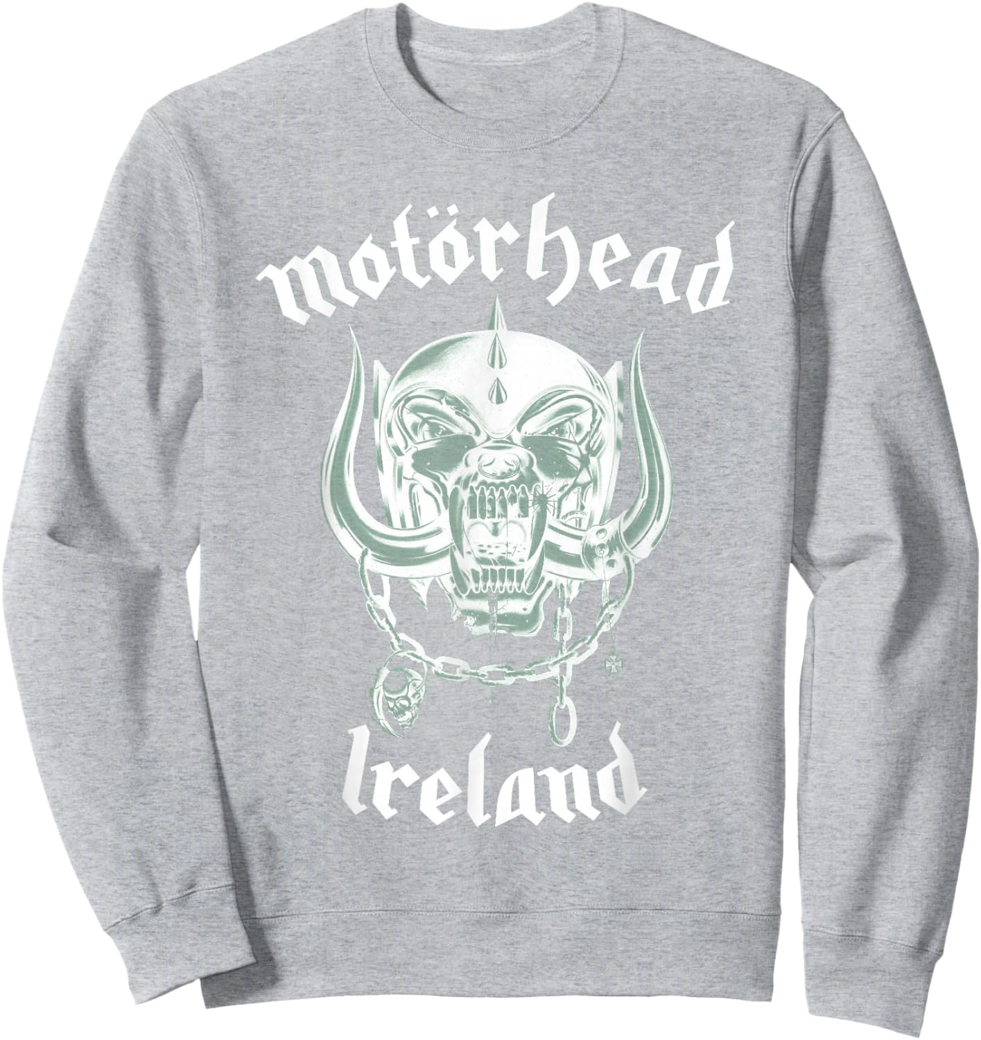 Motörhead – White Warpig Ireland Sweatshirt - Sweatshirt | Ash