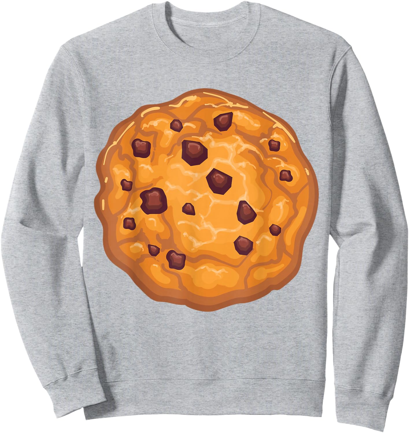 Cookie Shirt Adult Kids Chocolate Chip Cookie Costume Sweatshirt - Sweatshirt | Ash