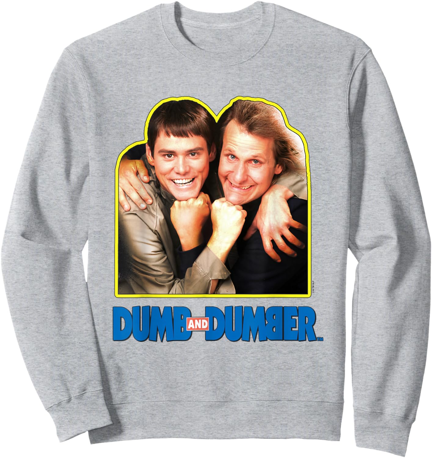 Dumb and Dumber Lloyd & Harry Bro Hug Portrait Vintage Sweatshirt - Sweatshirt | Ash