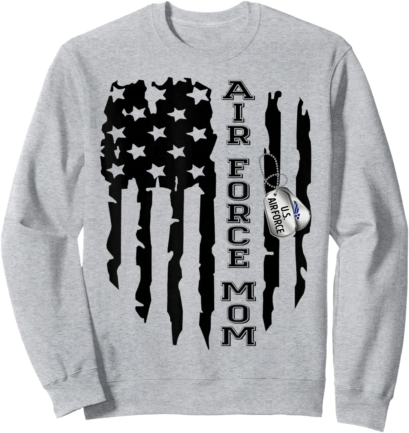 Air Force Mom Air Force Graduation Air Force Mom Gift Sweatshirt - Sweatshirt | Ash