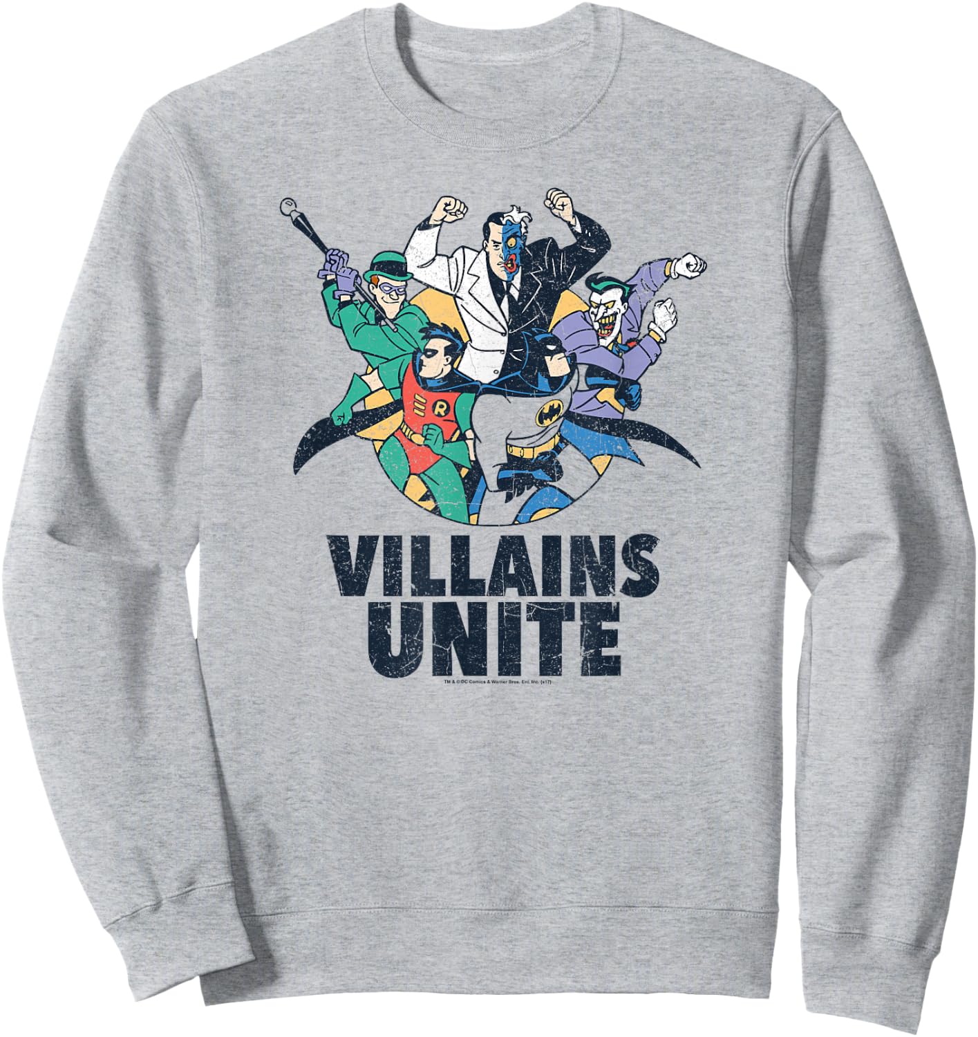 Batman: The Animated Series Unite Sweatshirt - Sweatshirt | Ash